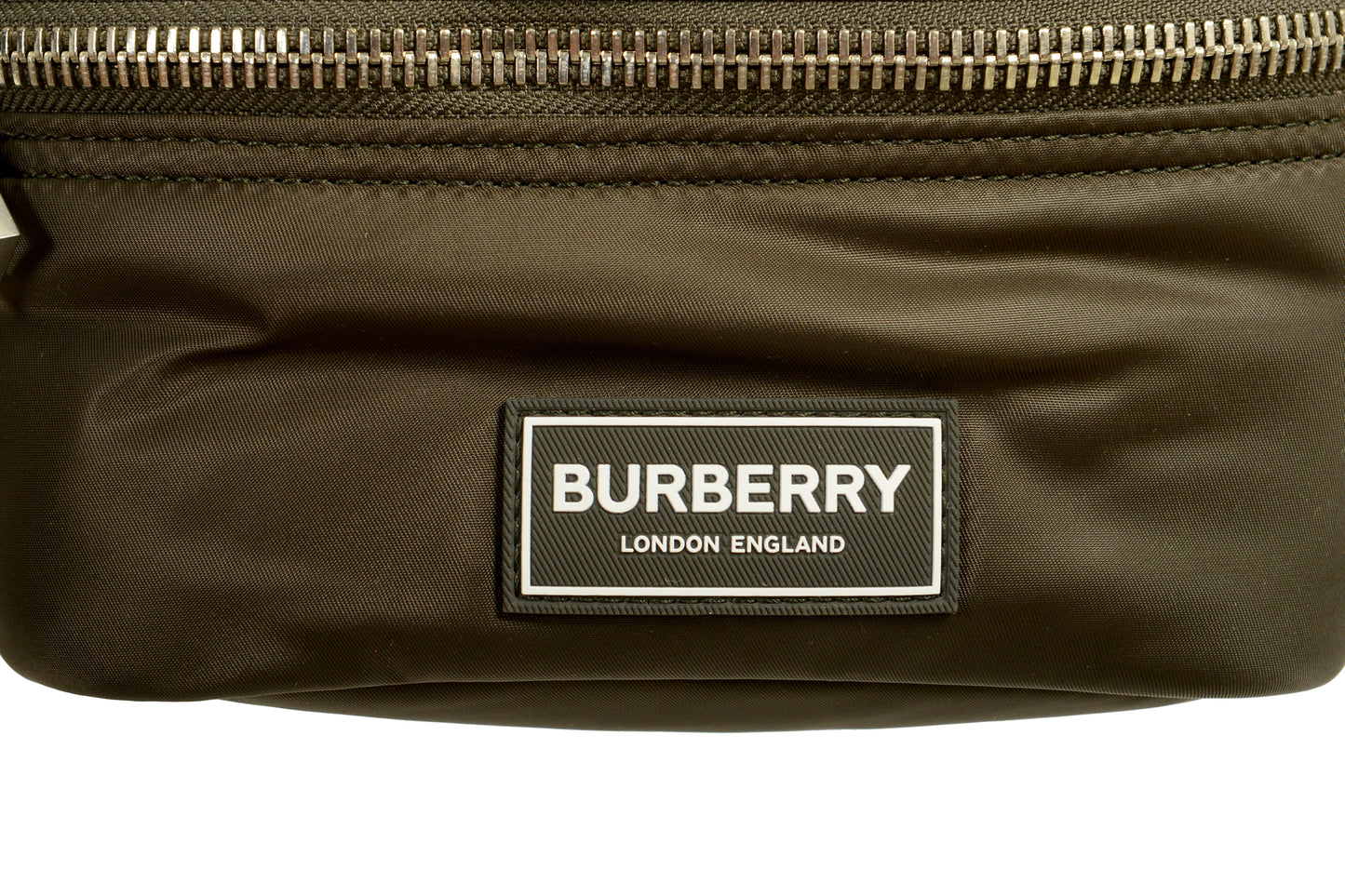 Burberry "LS Ryle NLN" Olive Green Small Bucket Handbag Shoulder Bag