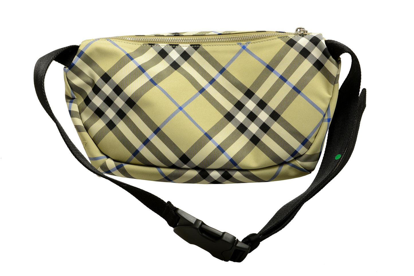 Burberry "Essential Belt Bag" Logo Embroidered Plaid Shoulder Fanny Belt Bag