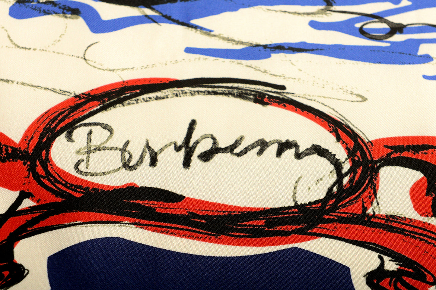 Burberry "Tower Bridge SQ" Multi-Color Large 100% Silk Square Scarf