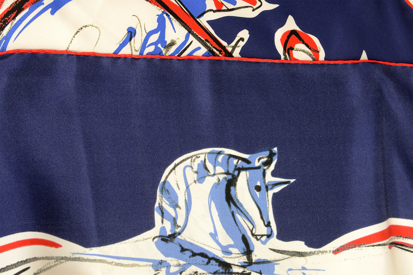 Burberry "Tower Bridge SQ" Multi-Color Large 100% Silk Square Scarf