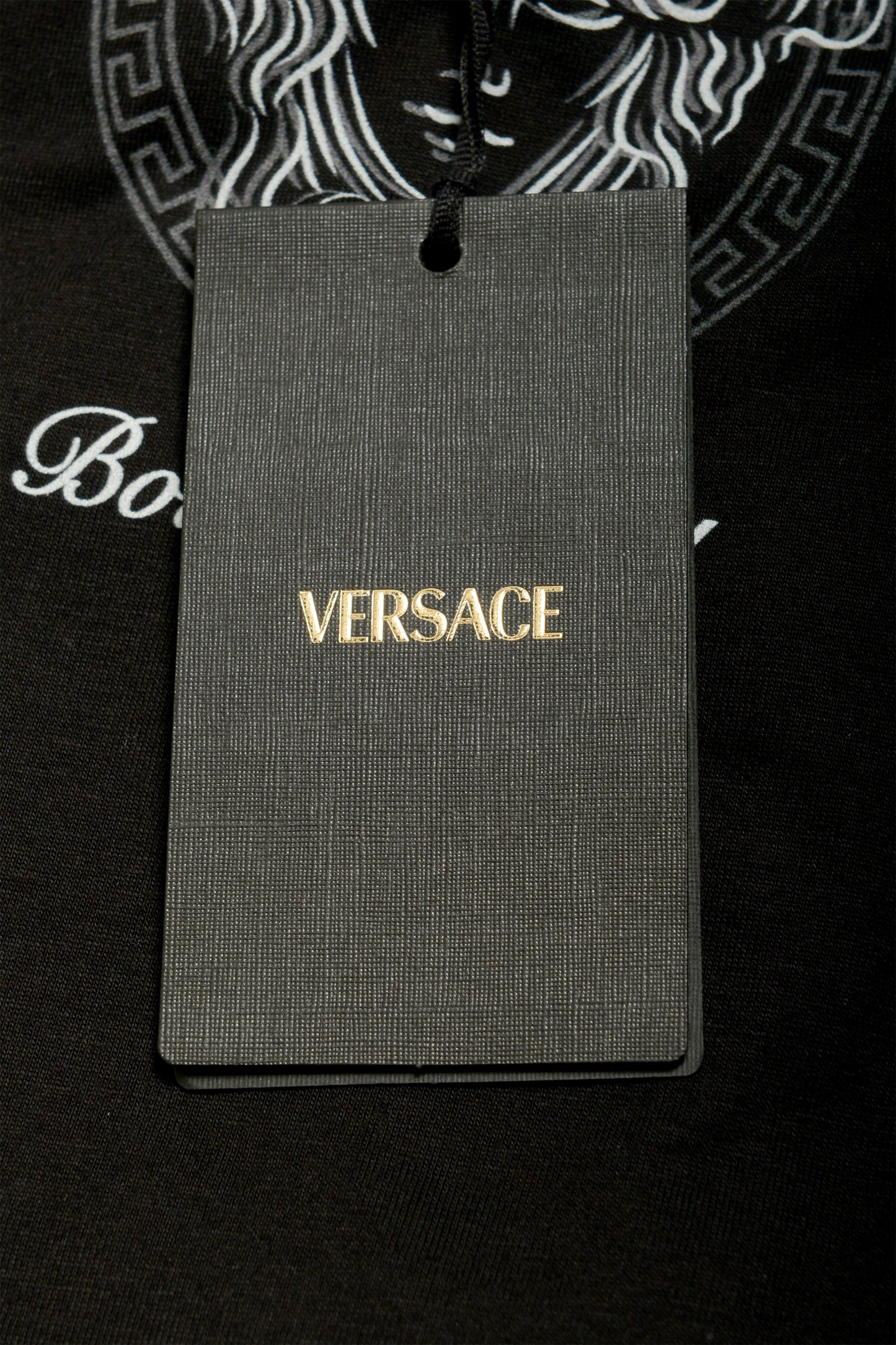 Versace Men's "Bold & Loud" Print Crewneck Short Sleeve T-Shirt US 2XL IT 56