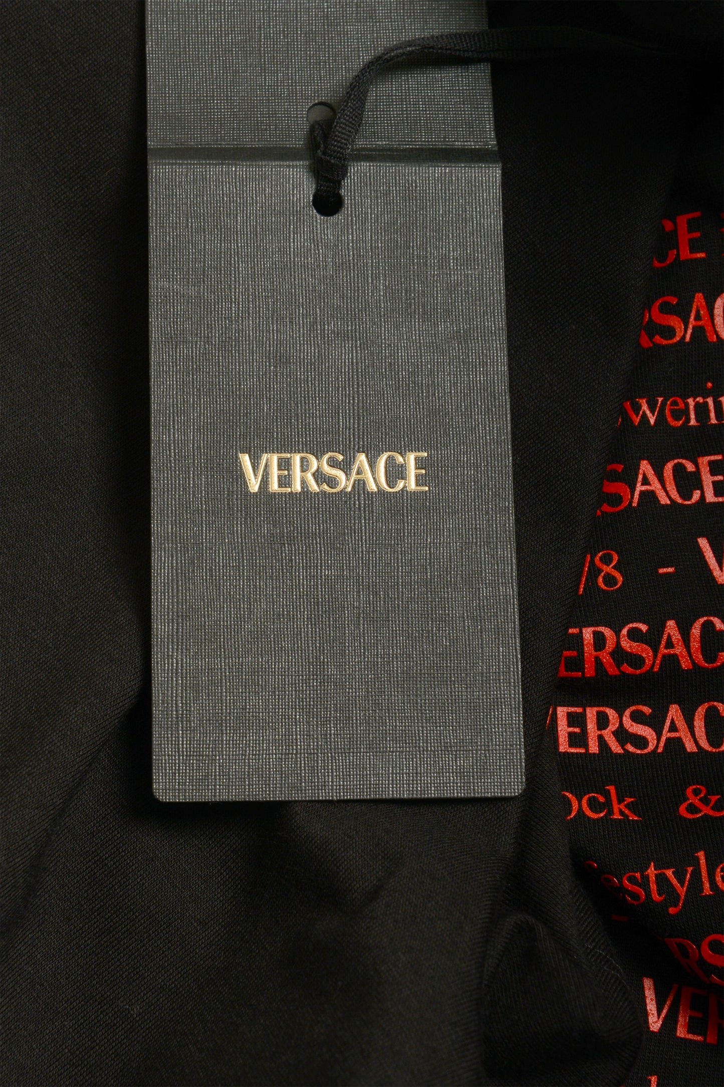 Versace Men's Logo Graphic Print Crewneck Short Sleeve T-Shirt US 2XL IT 56