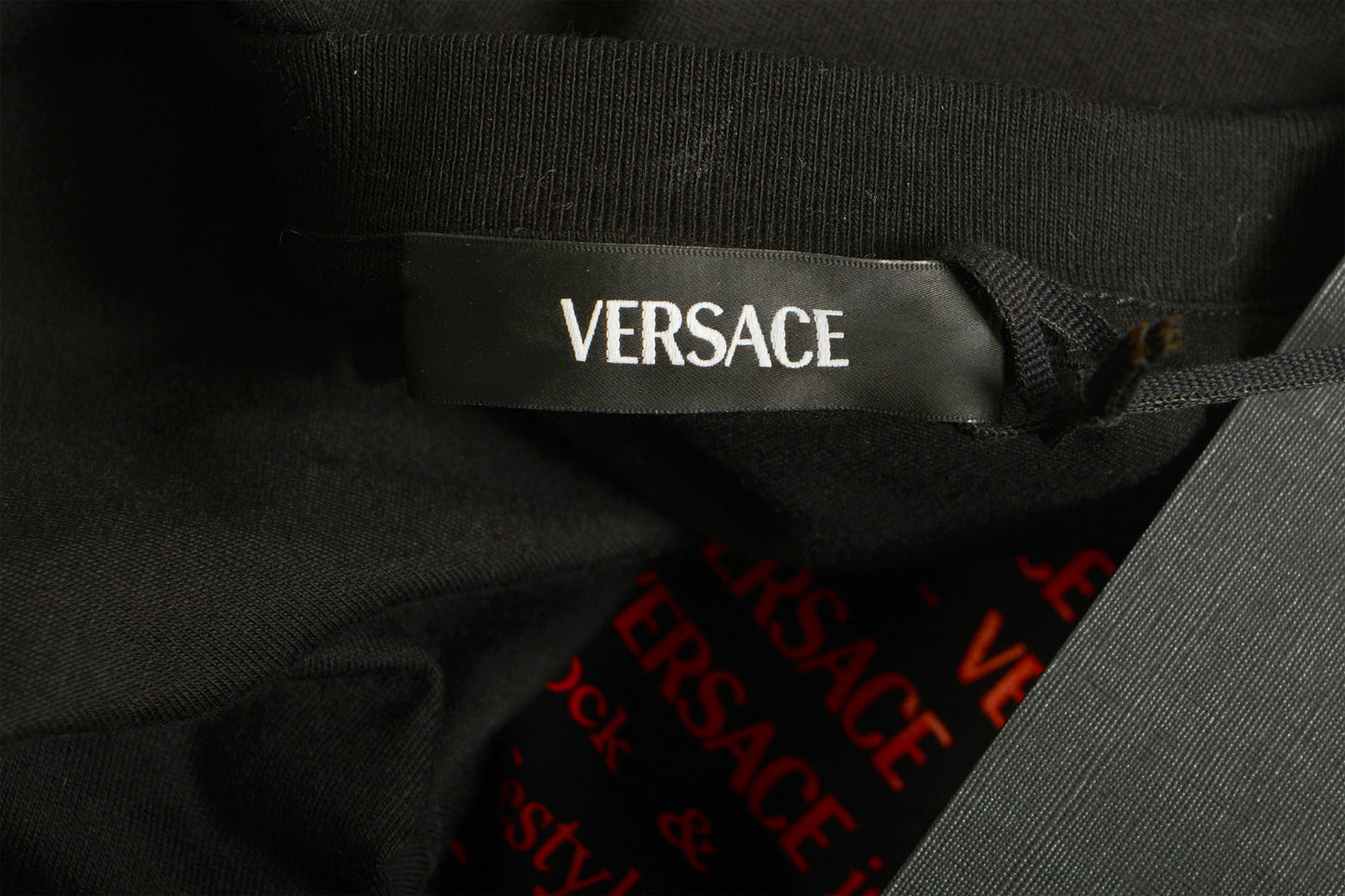 Versace Men's Logo Graphic Print Crewneck Short Sleeve T-Shirt US 2XL IT 56