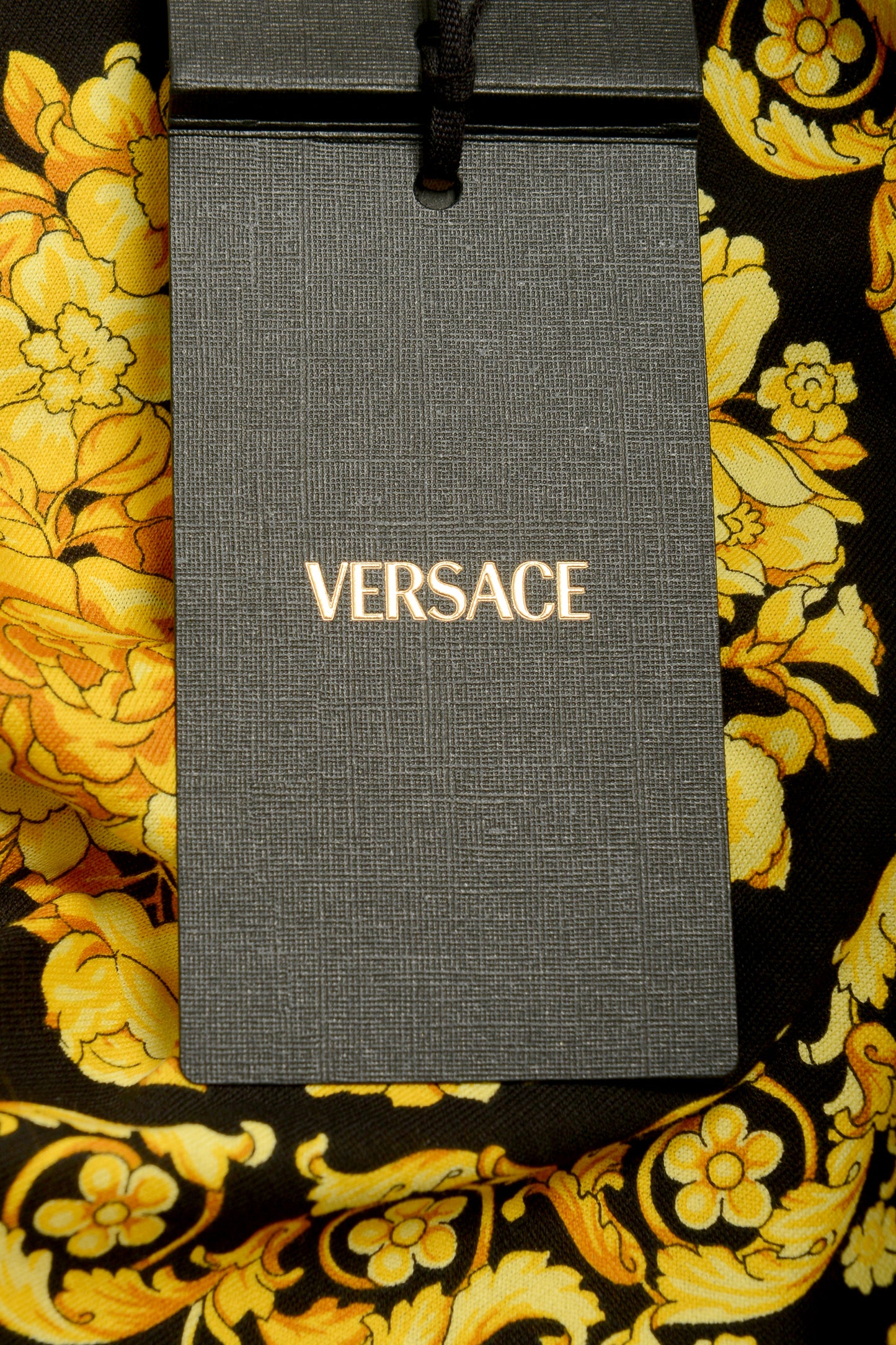 Versace Men's Barocco Print Crewneck Organic Cotton T-Shirt US L IT 52