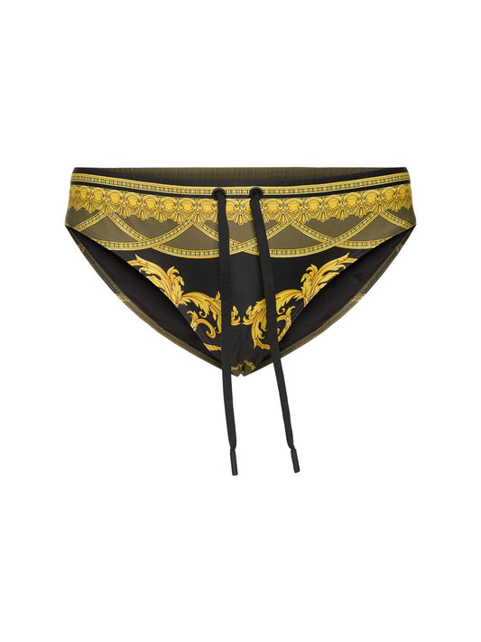 Versace Men's Multi-Color Swimwear Slip Versace sz 4 US S IT 48