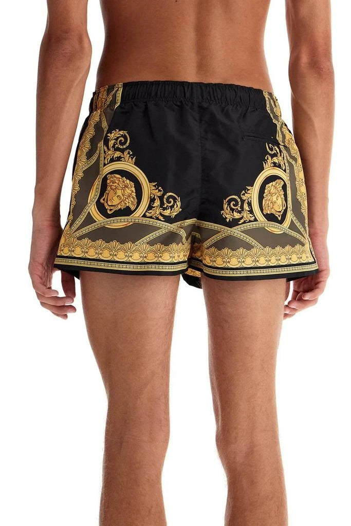 Versace Men's Gold Medusa Swimwear Long Swim Shorts Versace sz 4 US S IT 48