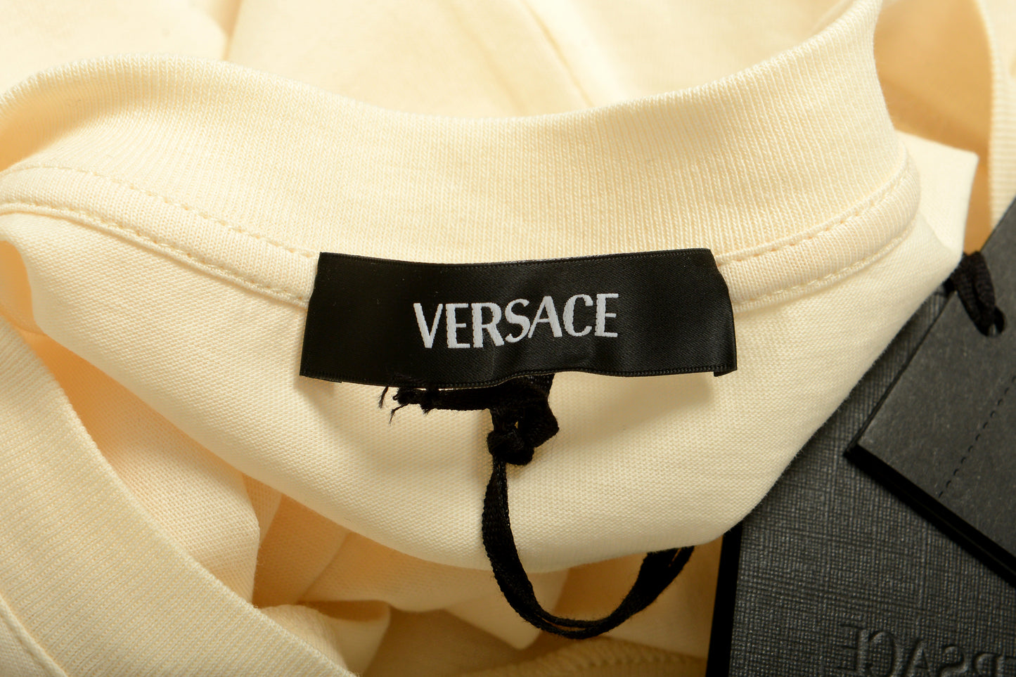 Versace Men's Medusa Head Embellishment Crewneck Short Sleeve T-Shirt US M IT 50