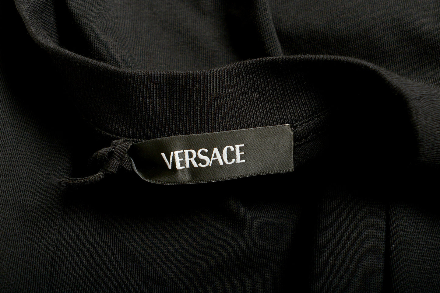 Versace Men's Gold Logo Medusa Embellishment Crewneck T-Shirt US L IT 52