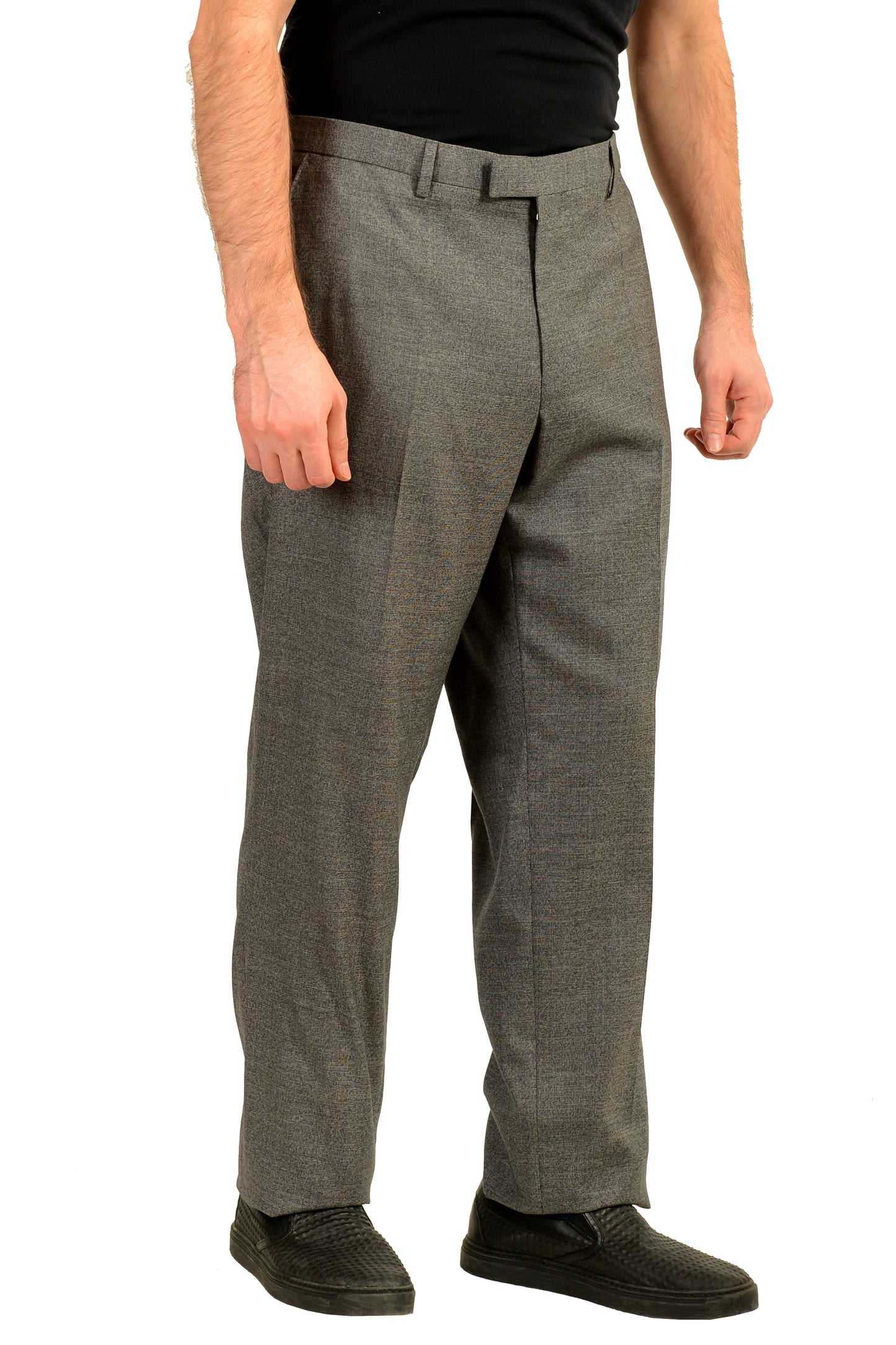 Hugo Boss Men's Jeckson/Lenon2 Regular Fit 100%Wool Pleated Pants US 42R IT 58R