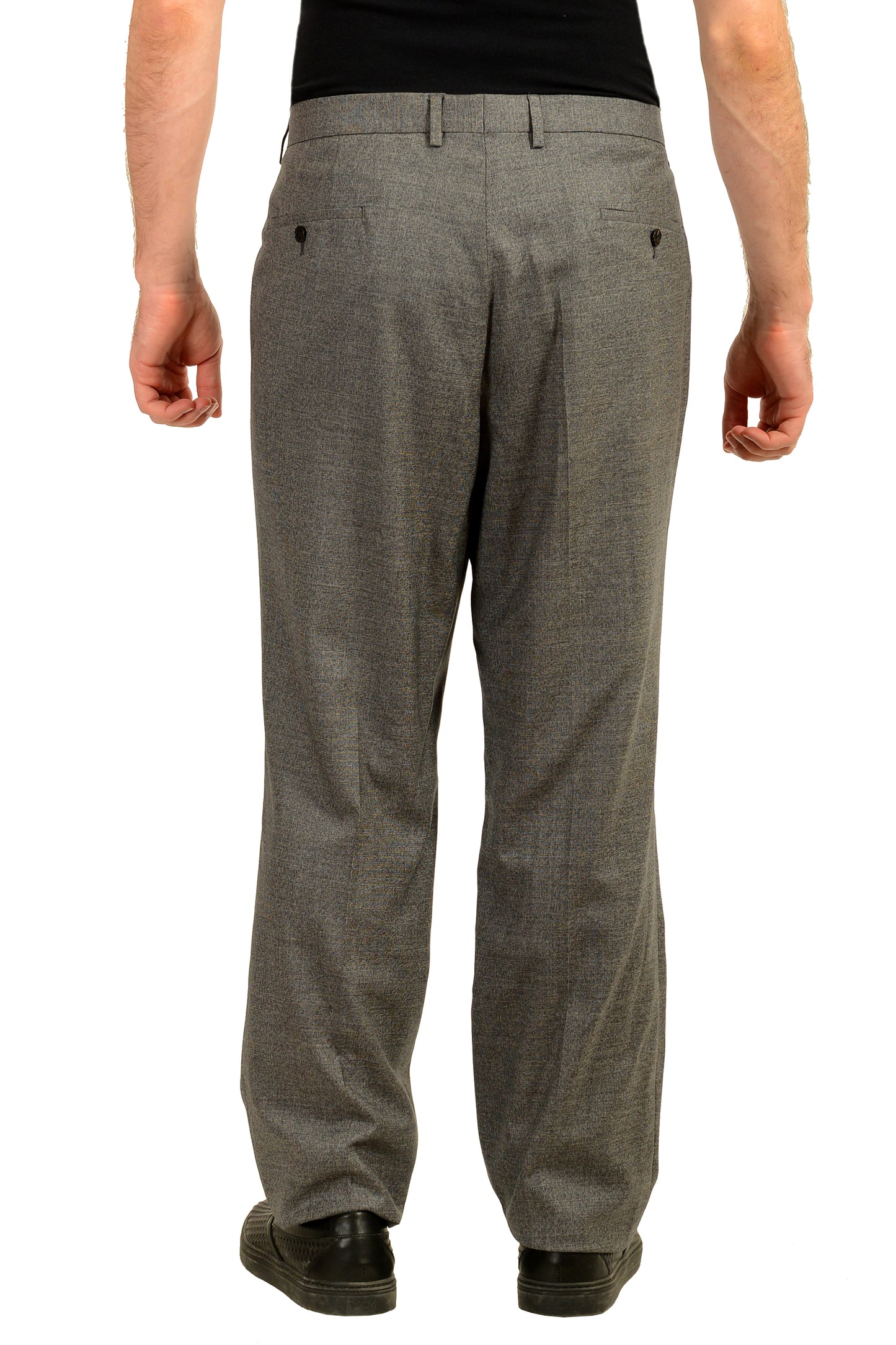 Hugo Boss Men's Jeckson/Lenon2 Regular Fit 100%Wool Pleated Pants US 42R IT 58R