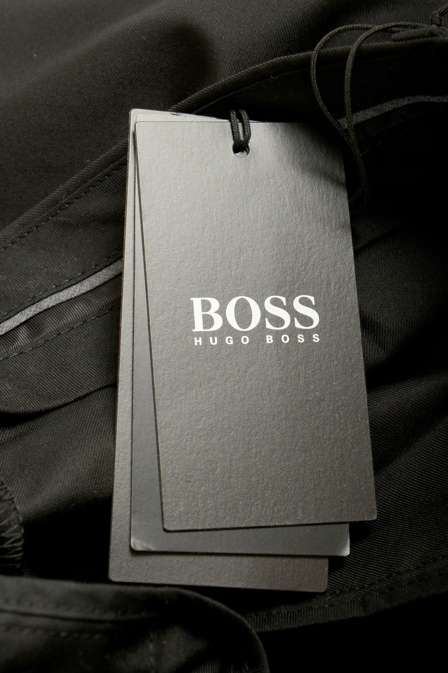 Hugo Boss Men's "Genesis4" Slim Fit Black 100% Wool Dress Pants US 34R IT 50R
