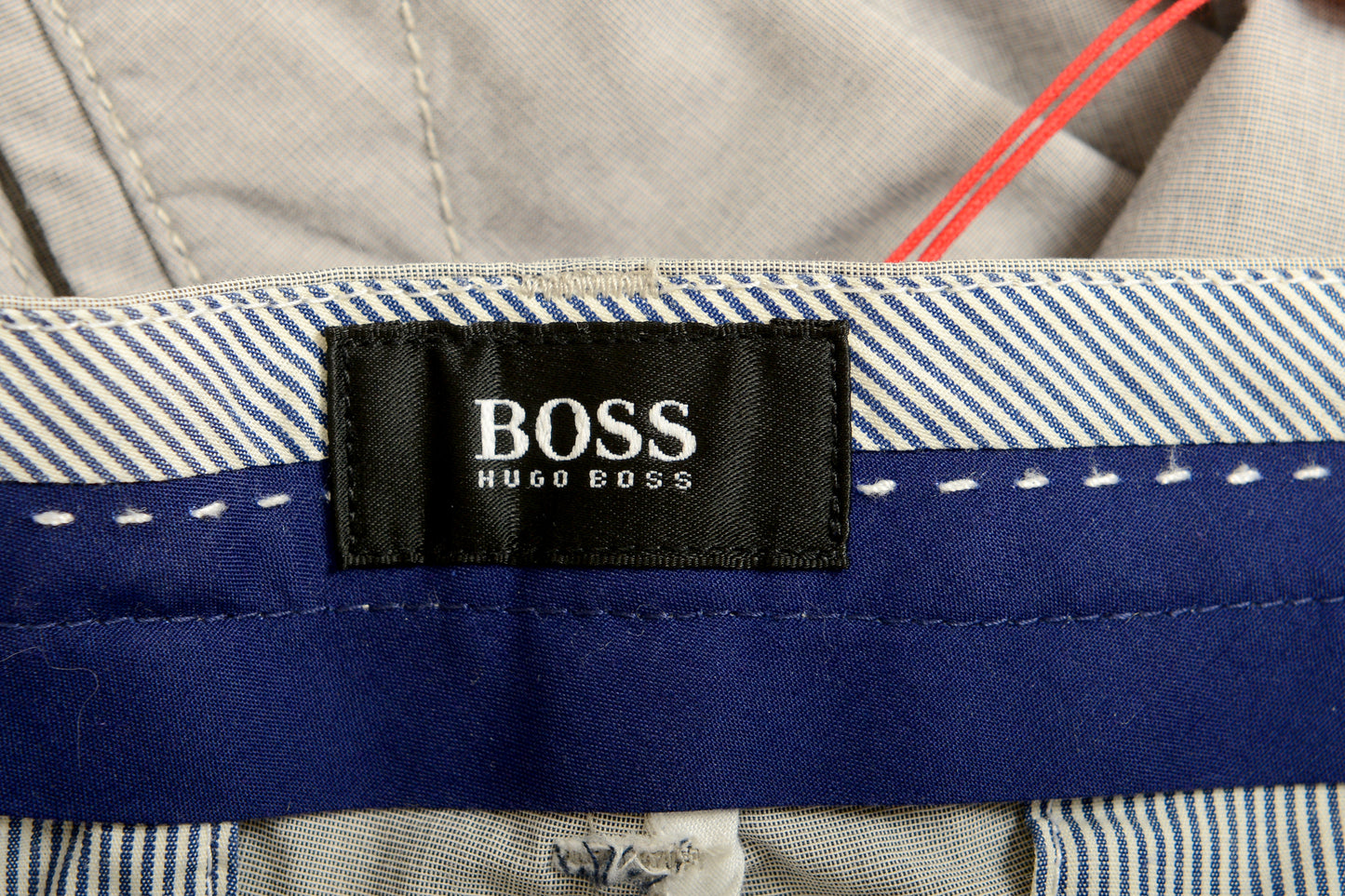 Hugo Boss Men's "Rice1-W" Gray Flat Front Casual Pants US 30R IT 46R