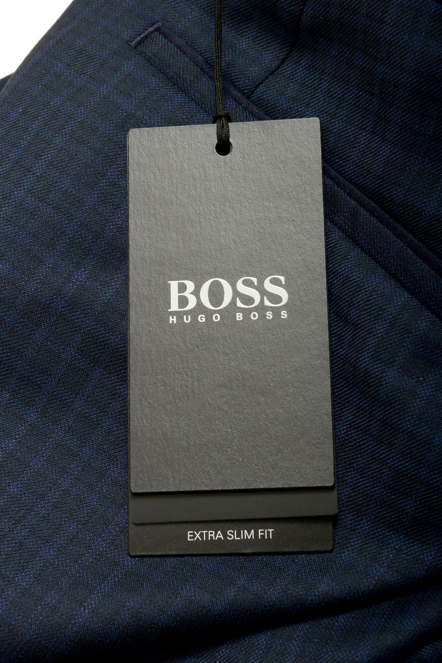 Hugo Boss Men's "Wilhelm4" Blue Plaid 100% Wool Dress Pants US 36R IT 52R