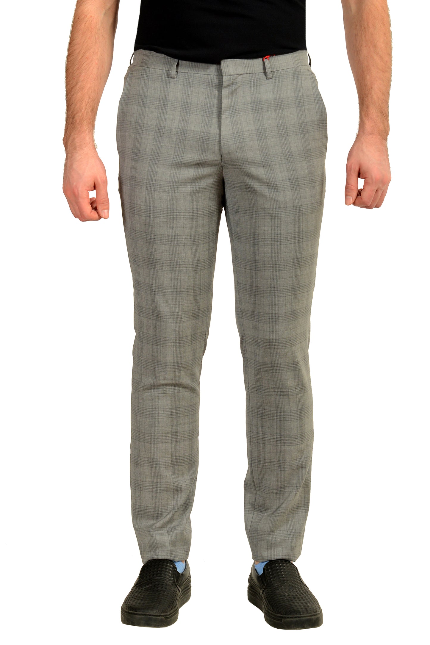 Hugo Boss Men's "Hesten232X" Extra Slim Fit 100% Wool Dress Pants US 32R IT 48R