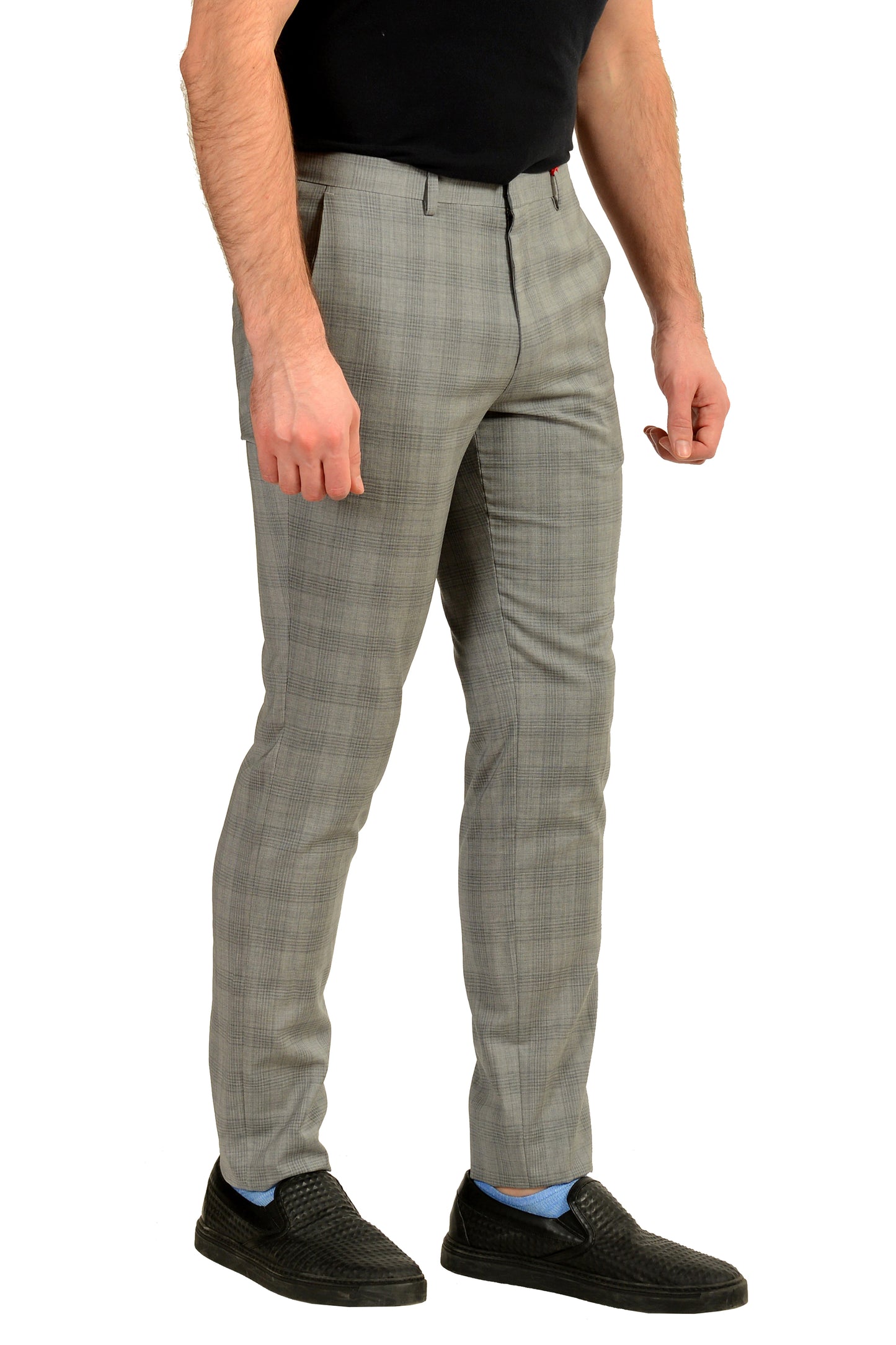 Hugo Boss Men's "Hesten232X" Extra Slim Fit 100% Wool Dress Pants US 32R IT 48R