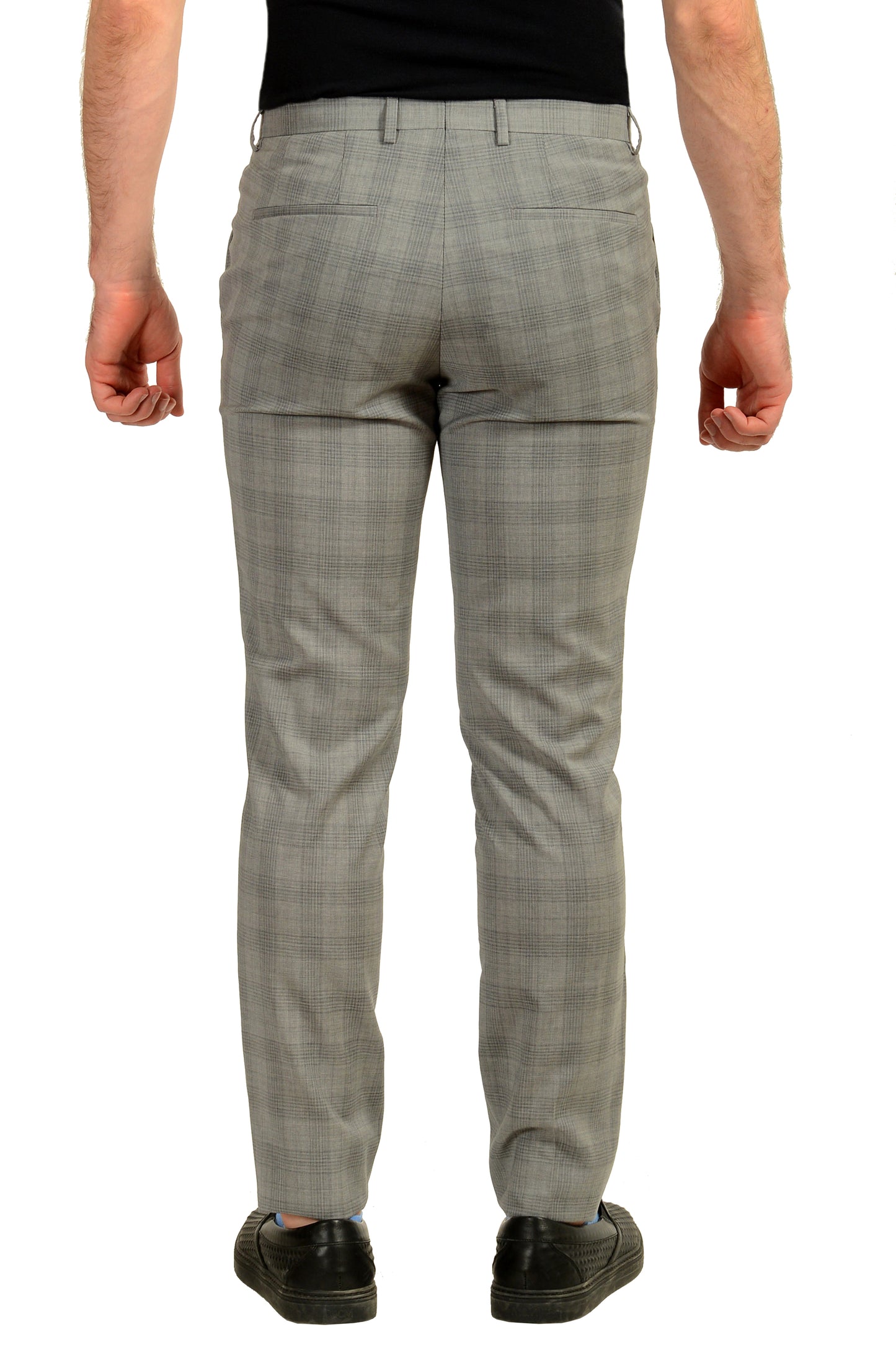 Hugo Boss Men's "Hesten232X" Extra Slim Fit 100% Wool Dress Pants US 32R IT 48R