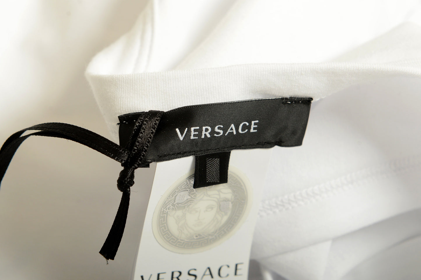 Versace Men's White Crewneck Sleeveless T-Shirt Tank Versace Sz 7 US XL IT 54