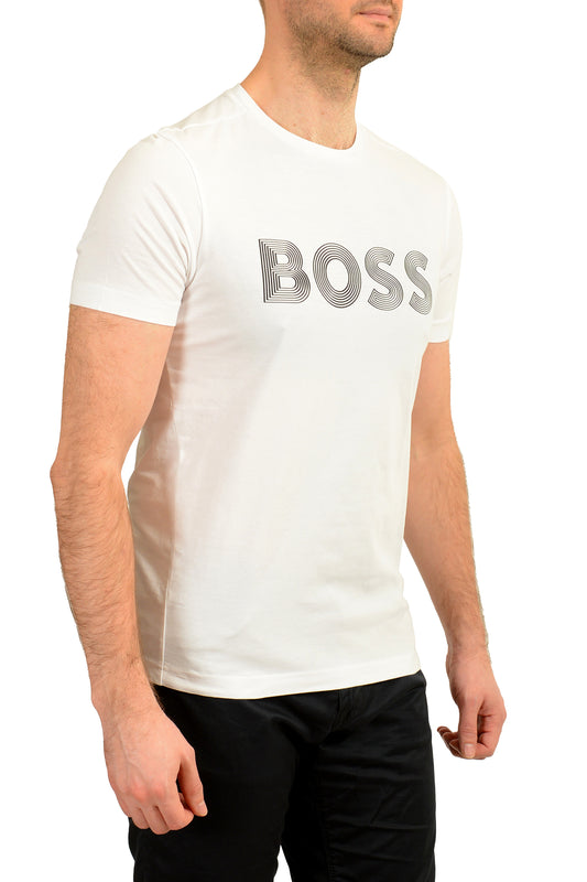 Hugo Boss Men's "Tee 6" White Crewneck Short Sleeve T-Shirt US S IT 48