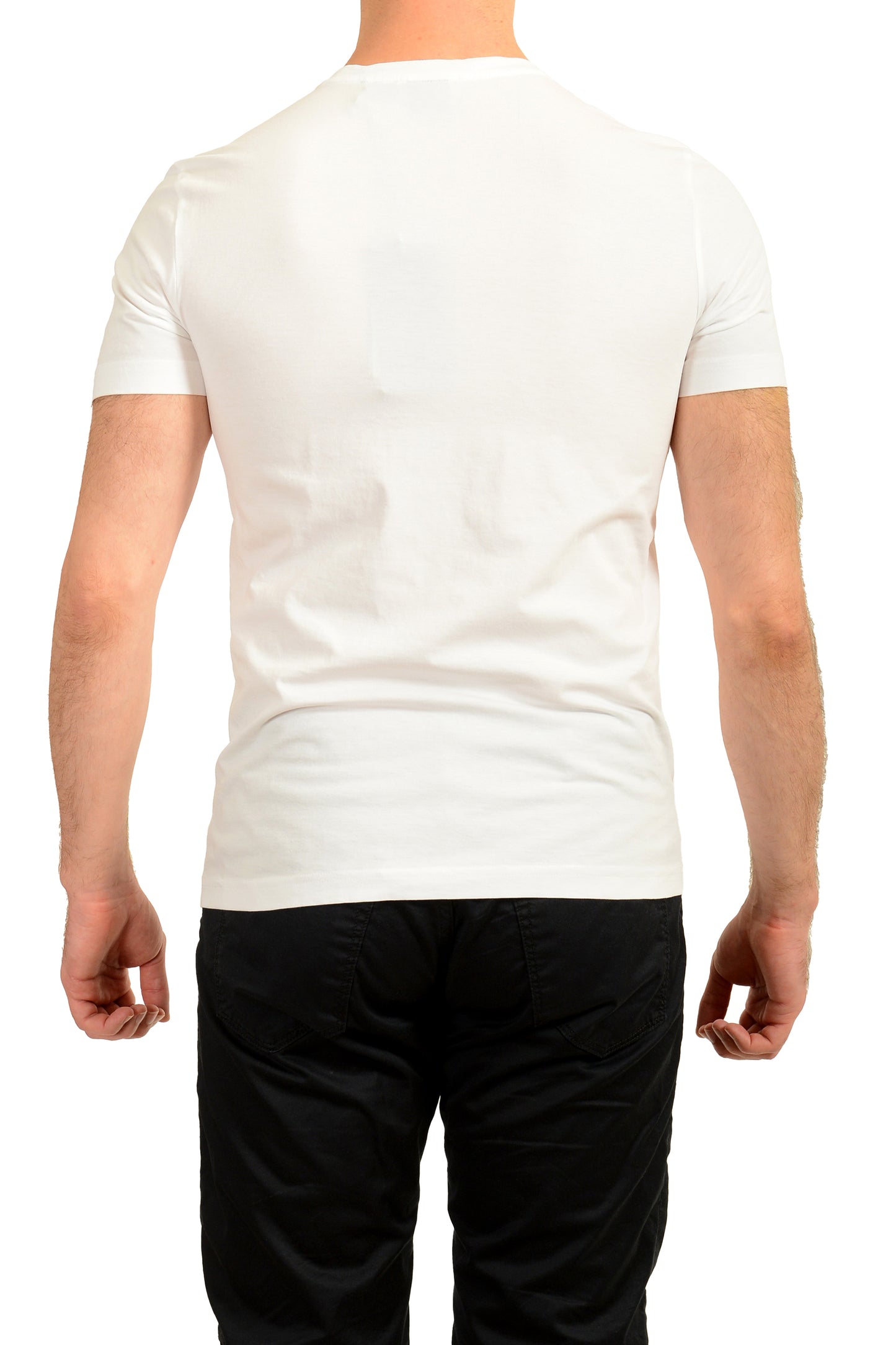 Hugo Boss Men's "Tee 6" White Crewneck Short Sleeve T-Shirt US S IT 48