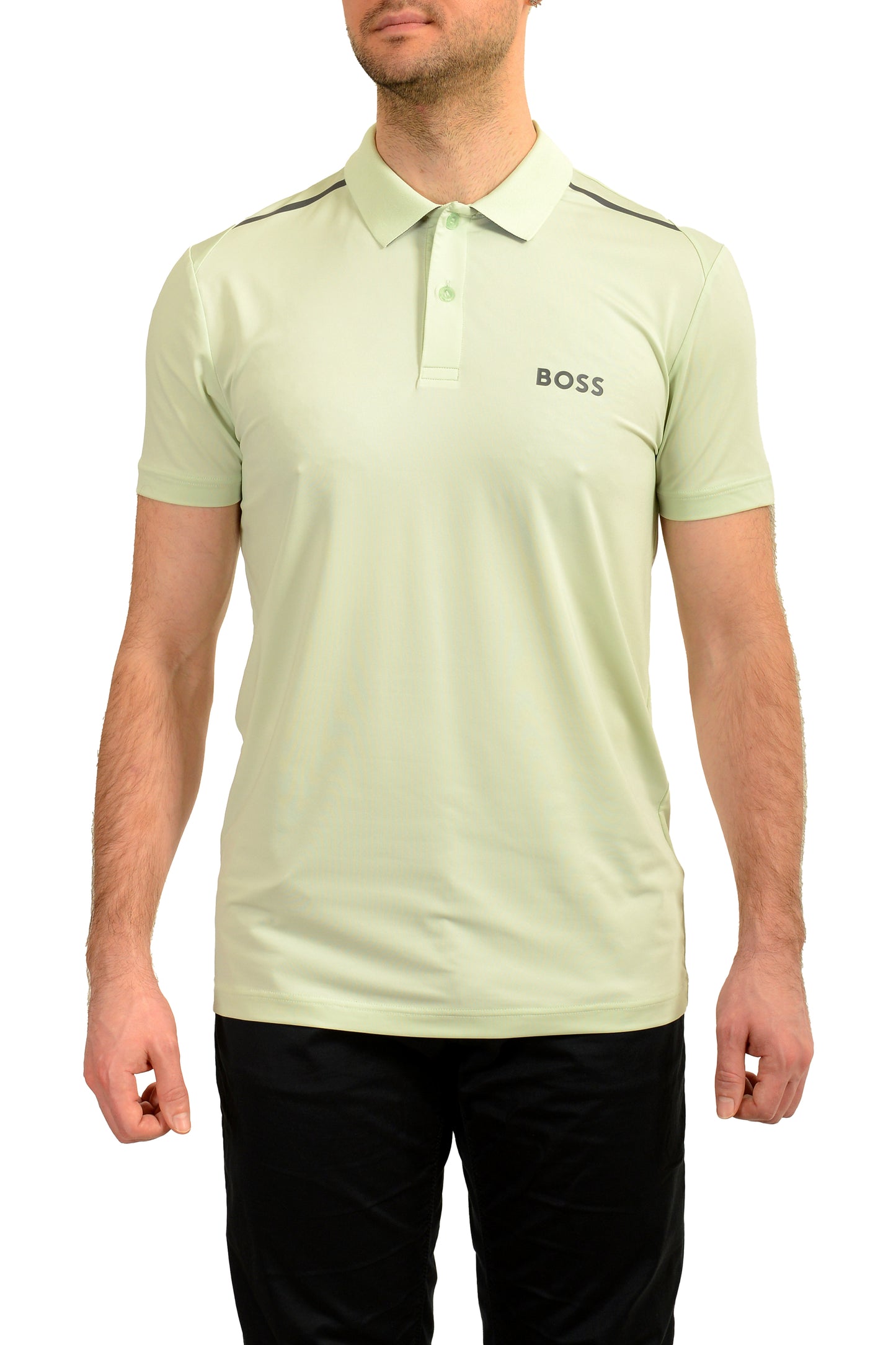 Hugo Boss Men's "Paddytech" Regular Fit Short Sleeve Polo Shirt US L IT 52