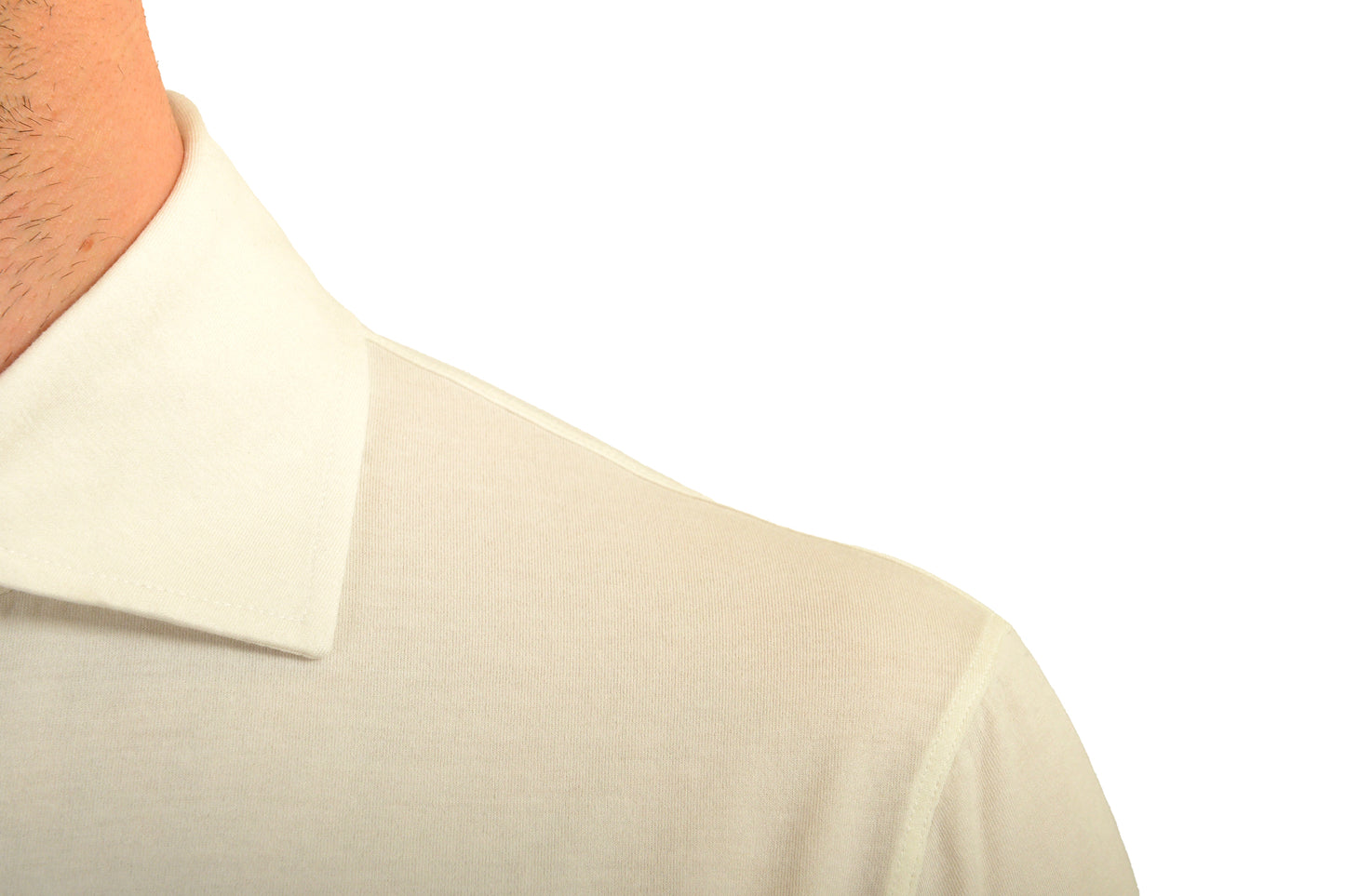 Malo Men's White Silk Long Sleeve Casual Shirt US M IT 50