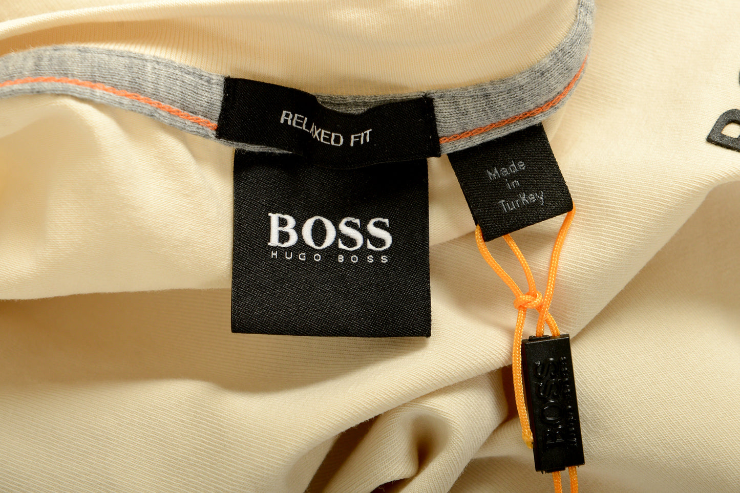 Hugo Boss Men's "TChup 1" Beige Crewneck Short Sleeve T-Shirt US S IT 48