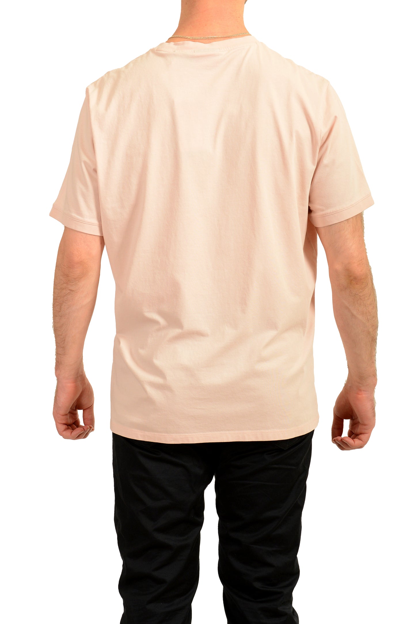 Hugo Boss Men's "Diragolino212" Pink Crewneck Short Sleeve T-Shirt US 2XL IT 56