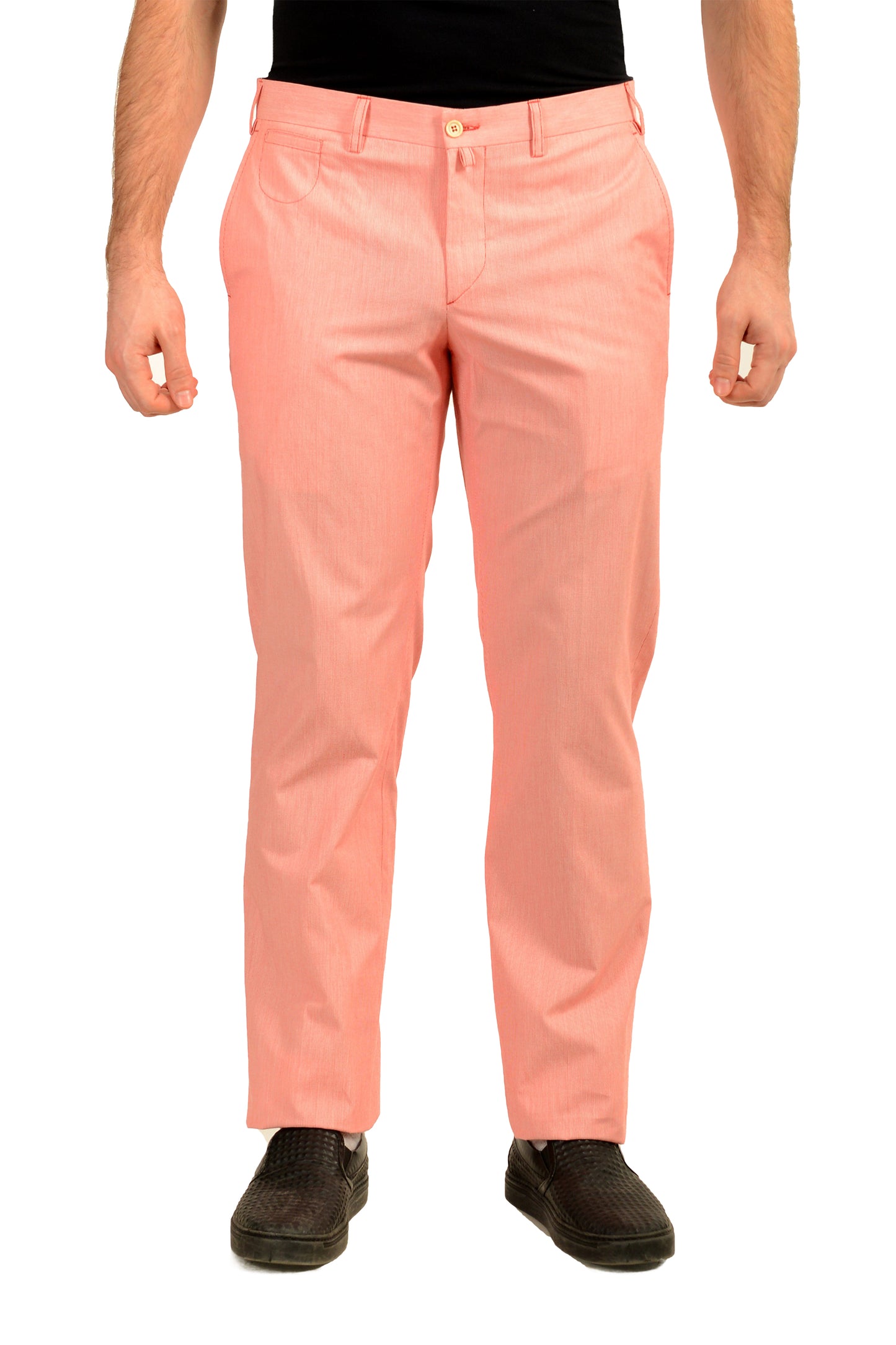 Malo Men's Striped Flat Front Casual Pants US 34 IT 50