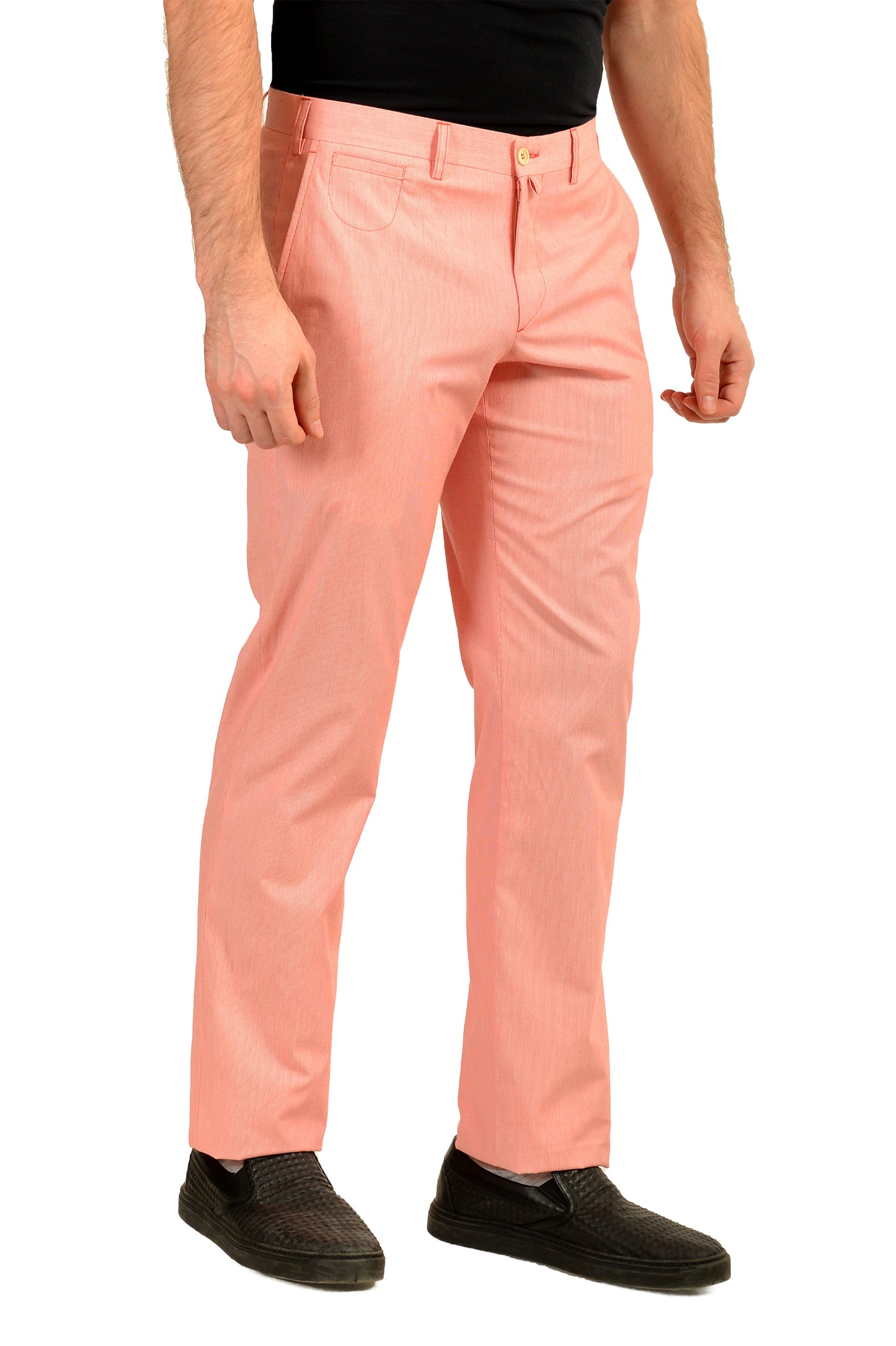 Malo Men's Striped Flat Front Casual Pants US 34 IT 50