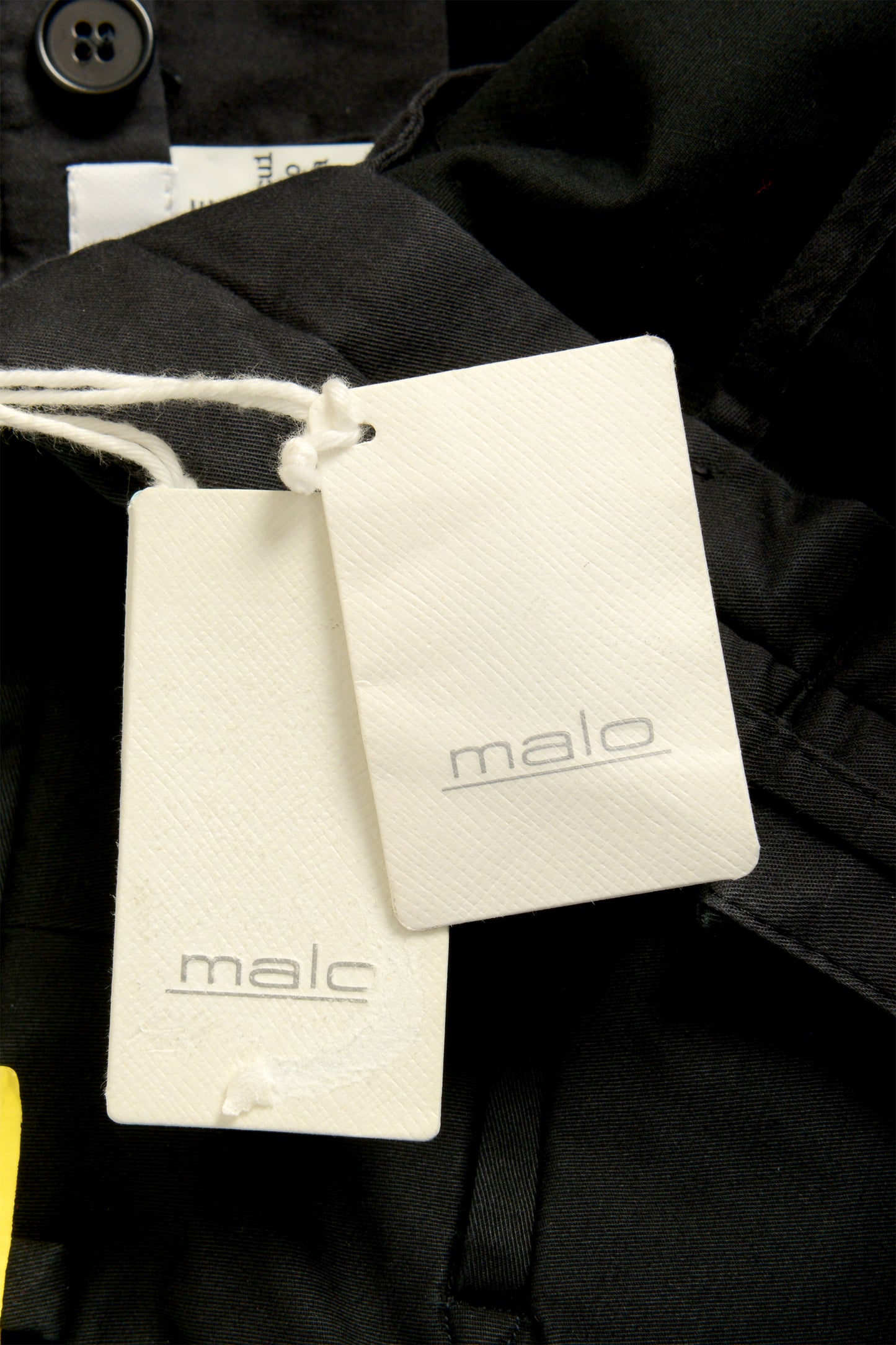 Malo Men's Black Flat Front Casual Pants US 40 IT 56