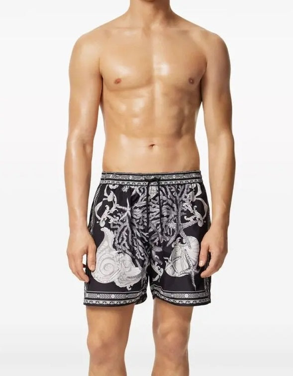 Versace Men's Reversible Swimwear Swim Shorts Versace sz 6 US L IT 52