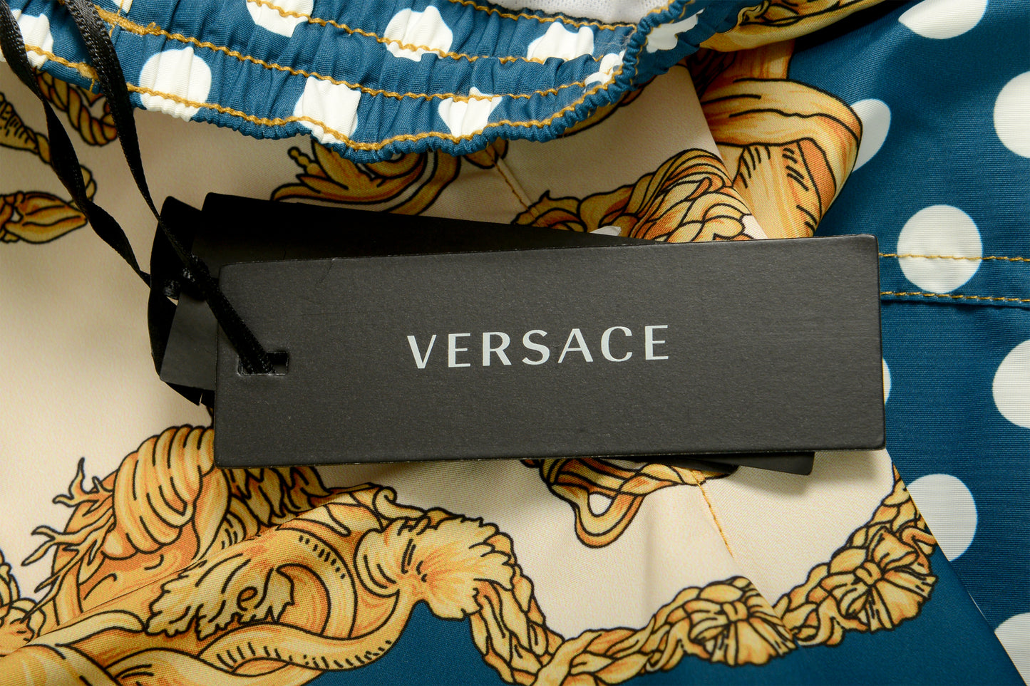 Versace Men's Long Heritage Print Swimwear Swim Shorts Versace sz 3 US XS IT 46