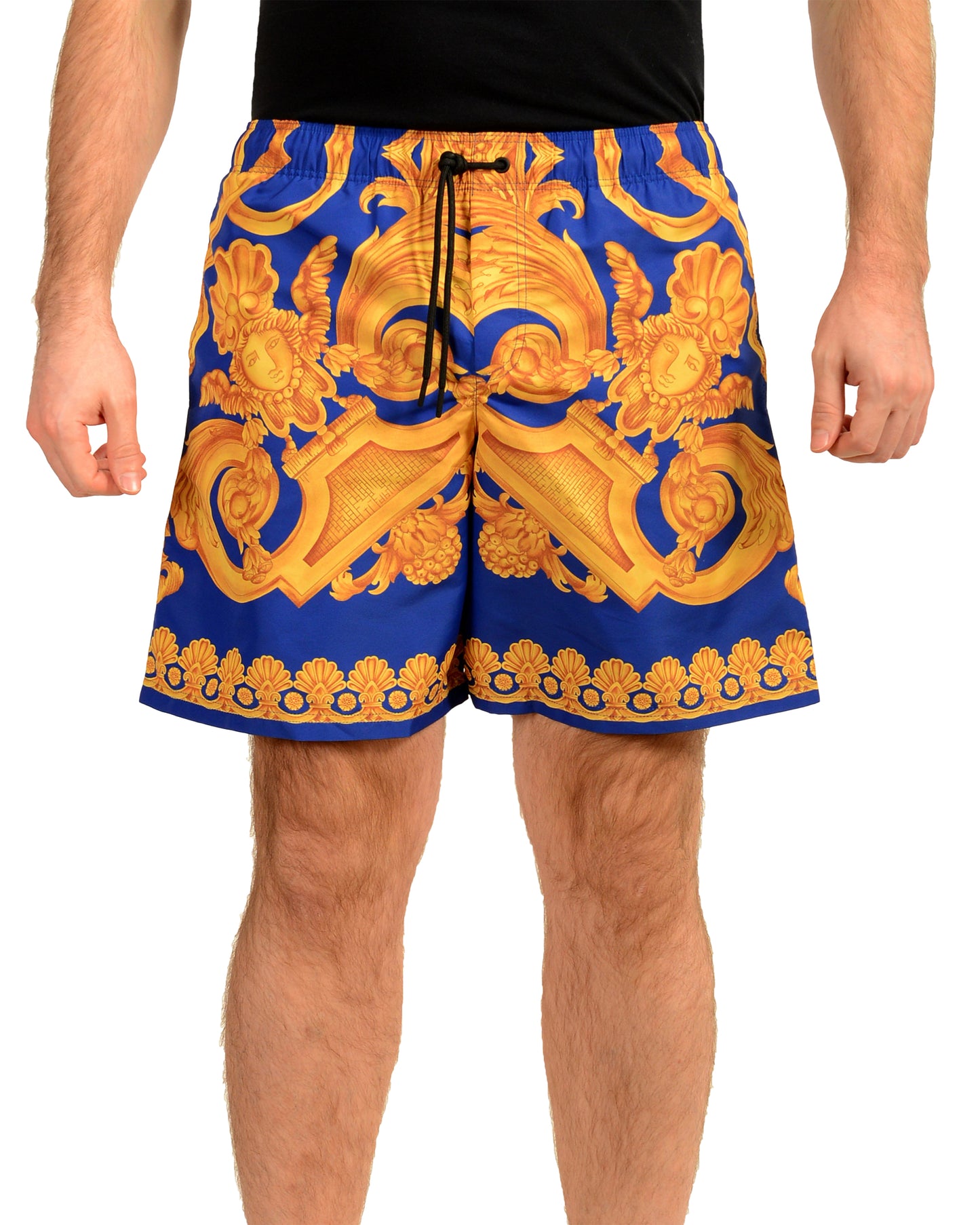 Versace Men's Barocco Print Swimwear Long Swim Shorts Versace sz 6 US L IT 52