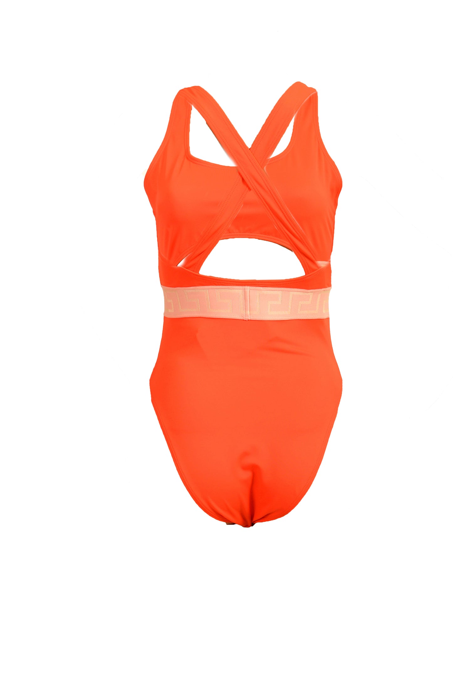 Versace Women's Coral & Rose One Piece Swimsuit Versace sz 2 US S IT 40
