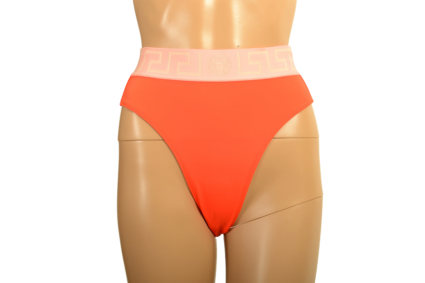 Versace Women's Greeca Border Swim Brief Brazilian Bikini Versace 2 US S IT 40