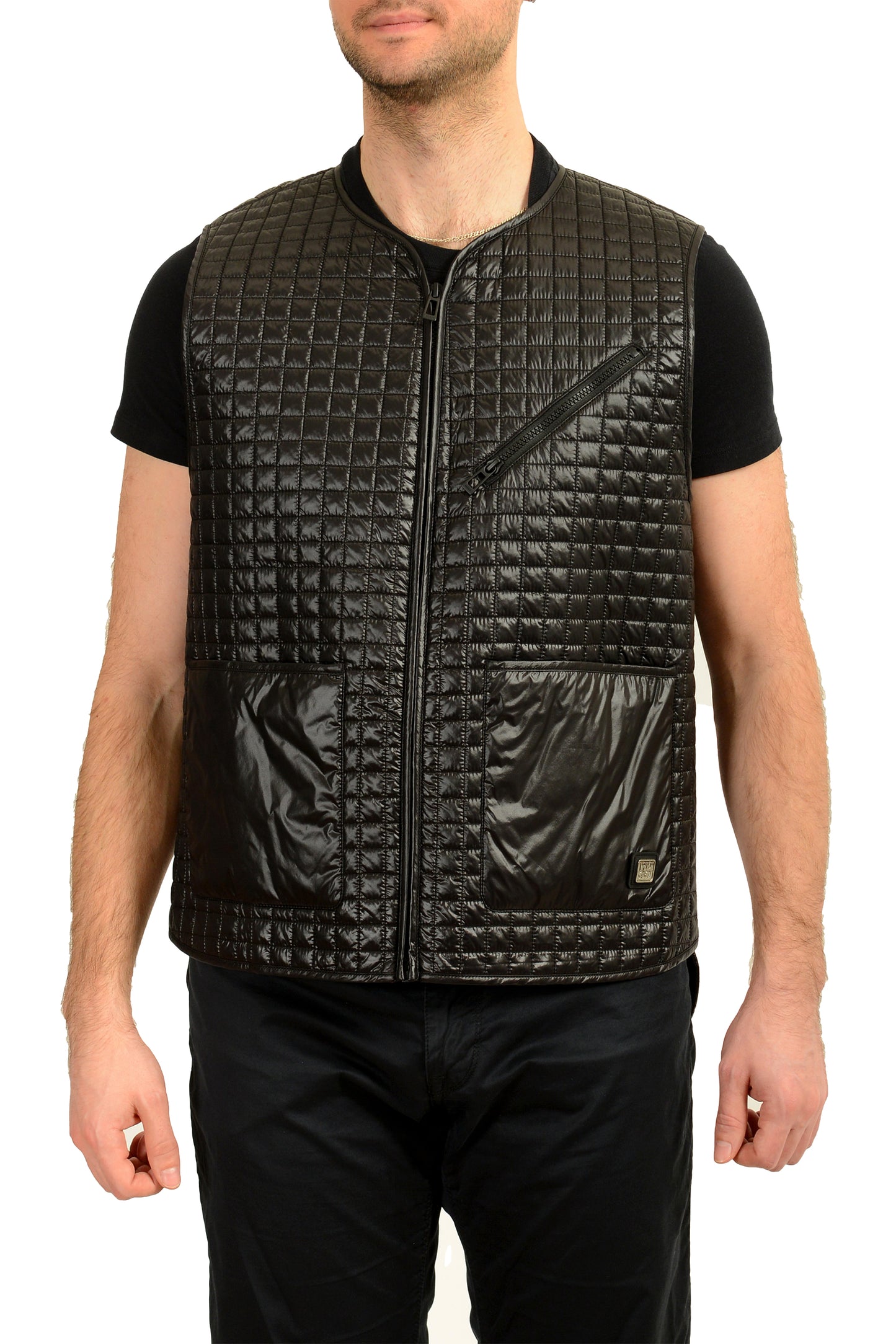 Hugo Boss Men's "Fasere-1" Insulated Full Zip Sleeveless Jacket Vest US XS IT 46