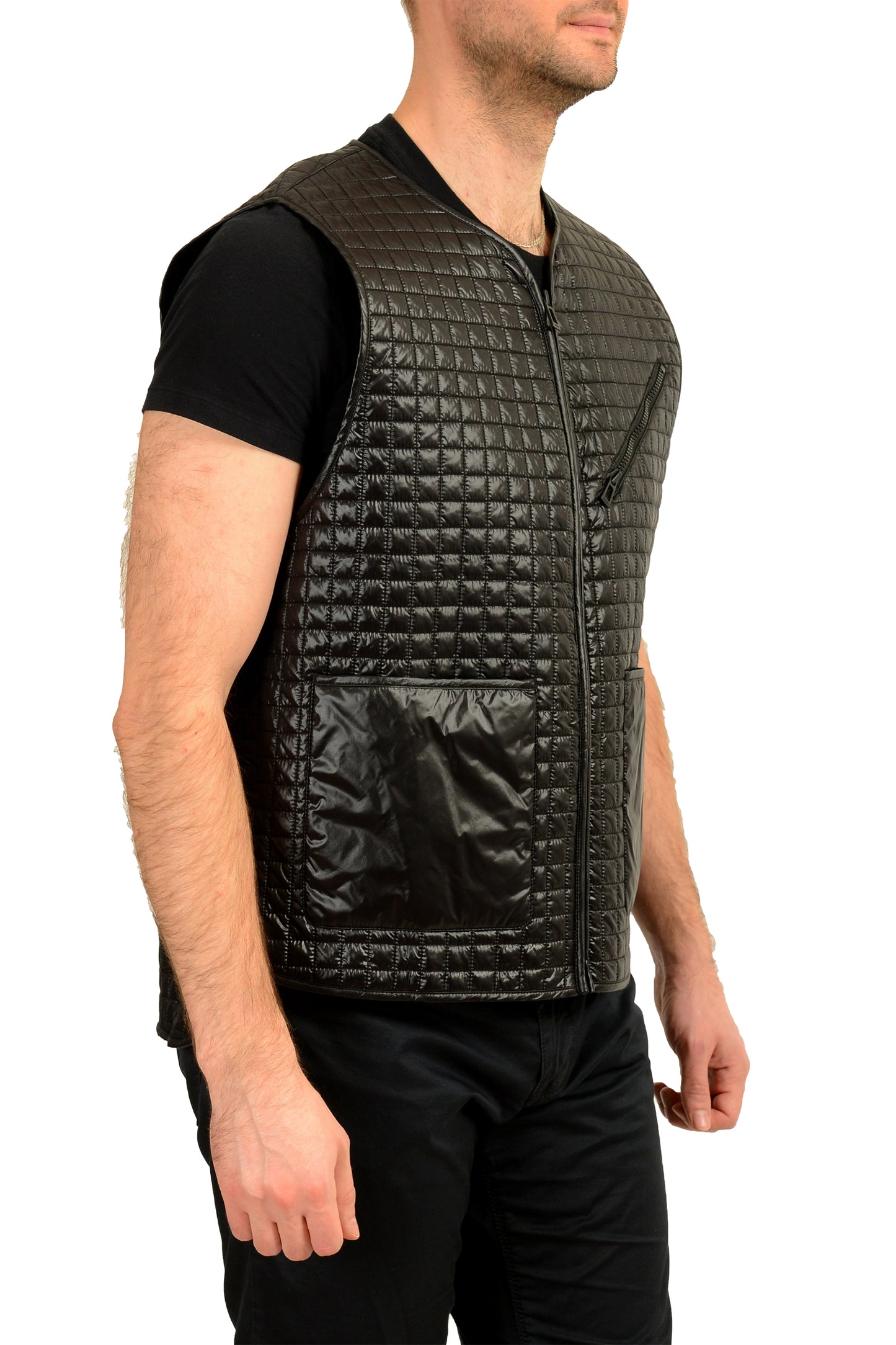 Hugo Boss Men's "Fasere-1" Insulated Full Zip Sleeveless Jacket Vest US XS IT 46