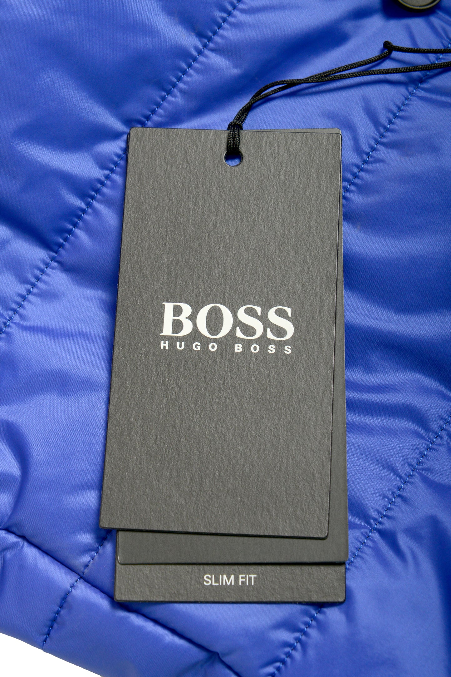 Hugo Boss Men's "Hiwan" Slim Fit Bright Blue Insulated Vest US 38R IT 48R