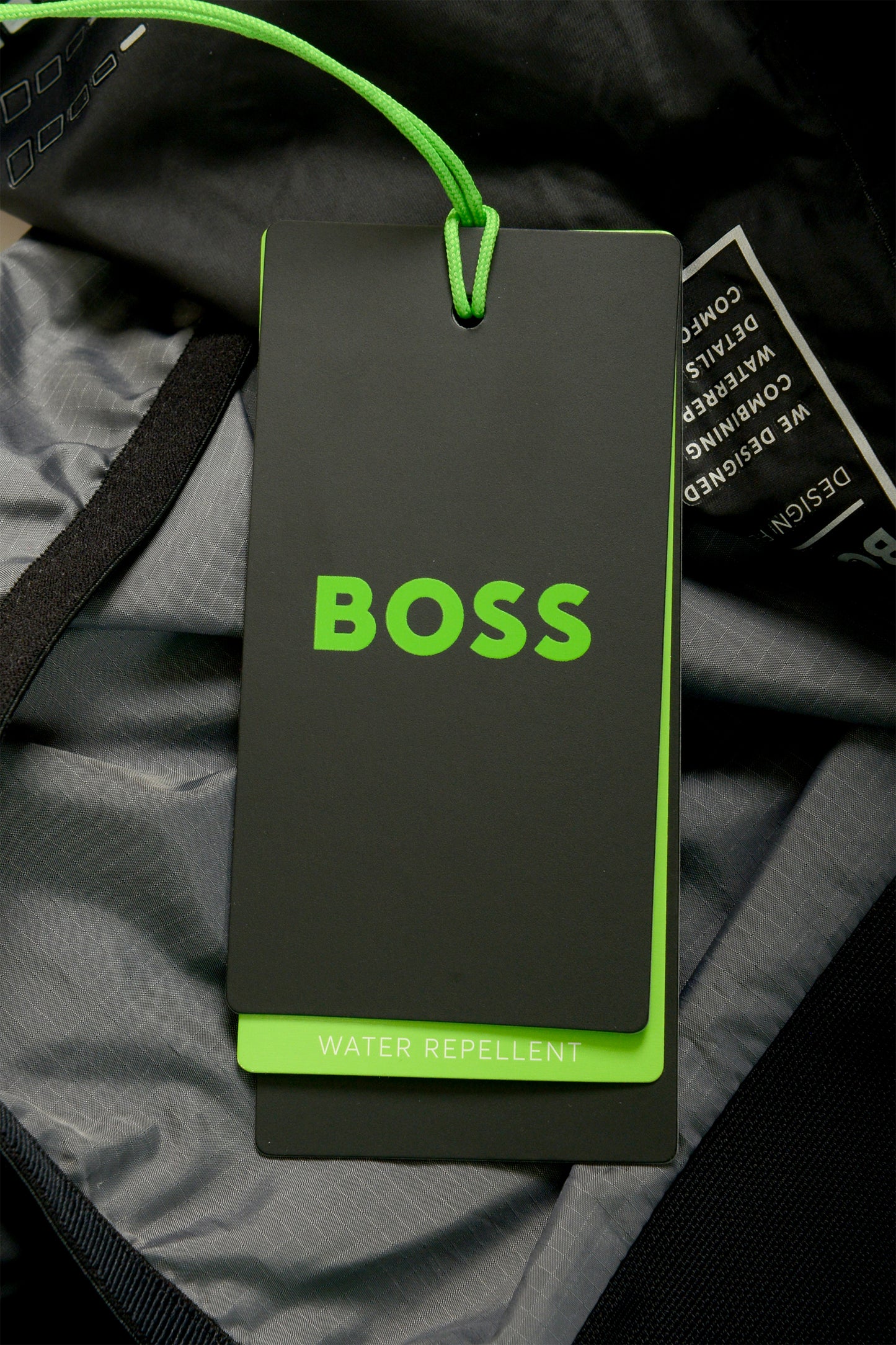 Hugo Boss Men's "V-Metropolis" Gray Shell Full Zip Vest US M IT 50