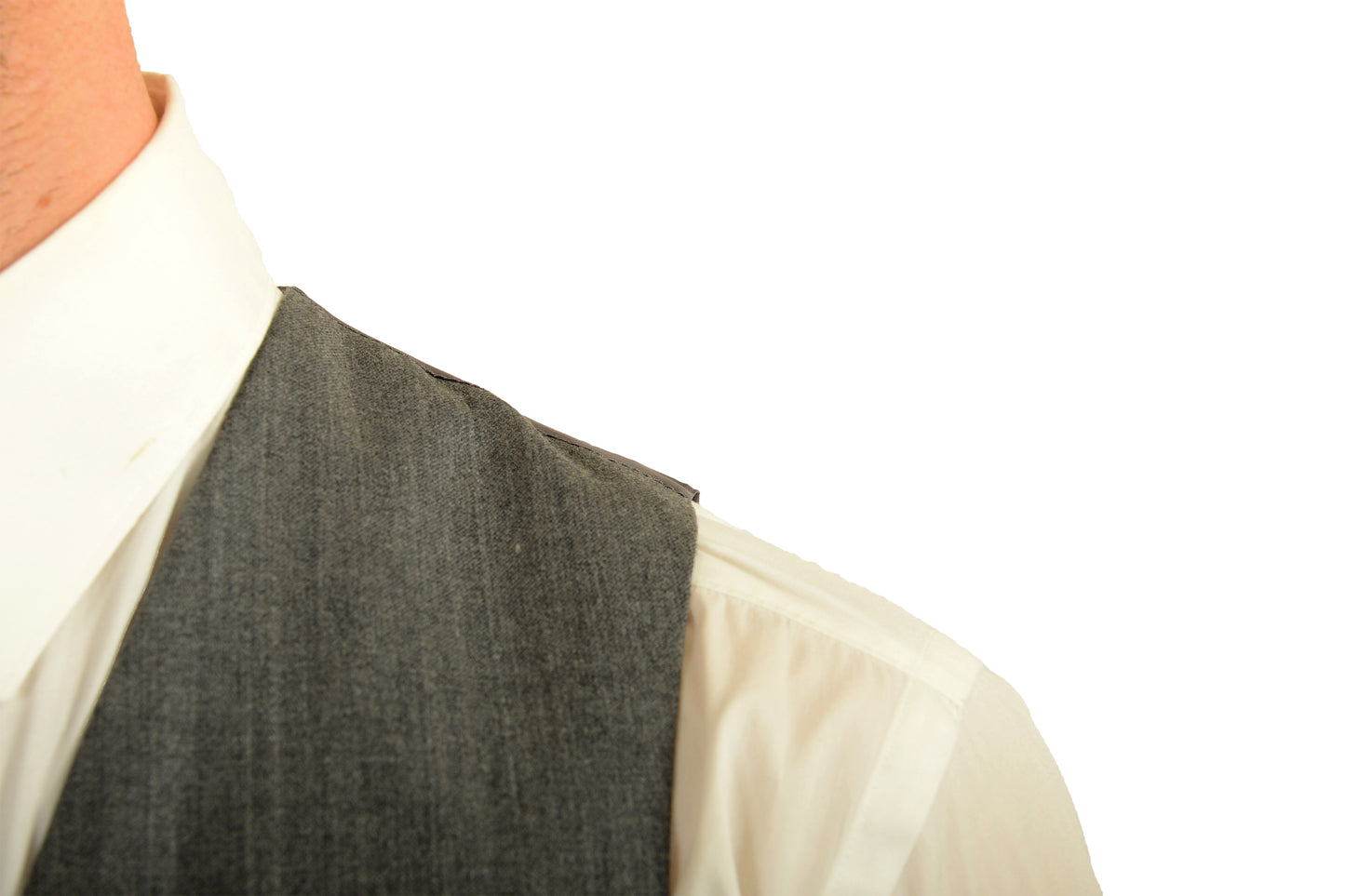 Hugo Boss Men's "Vin194" Gray 100% Wool Dress Vest US 38R IT 48R