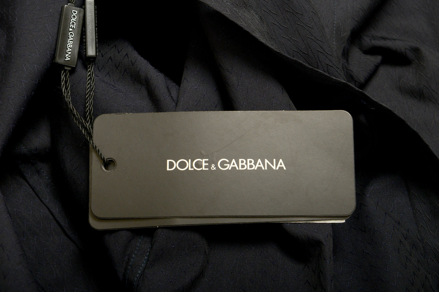 Dolce & Gabbana Men's "Martini" Black Long Sleeve Dress Shirt US 18 IT 45