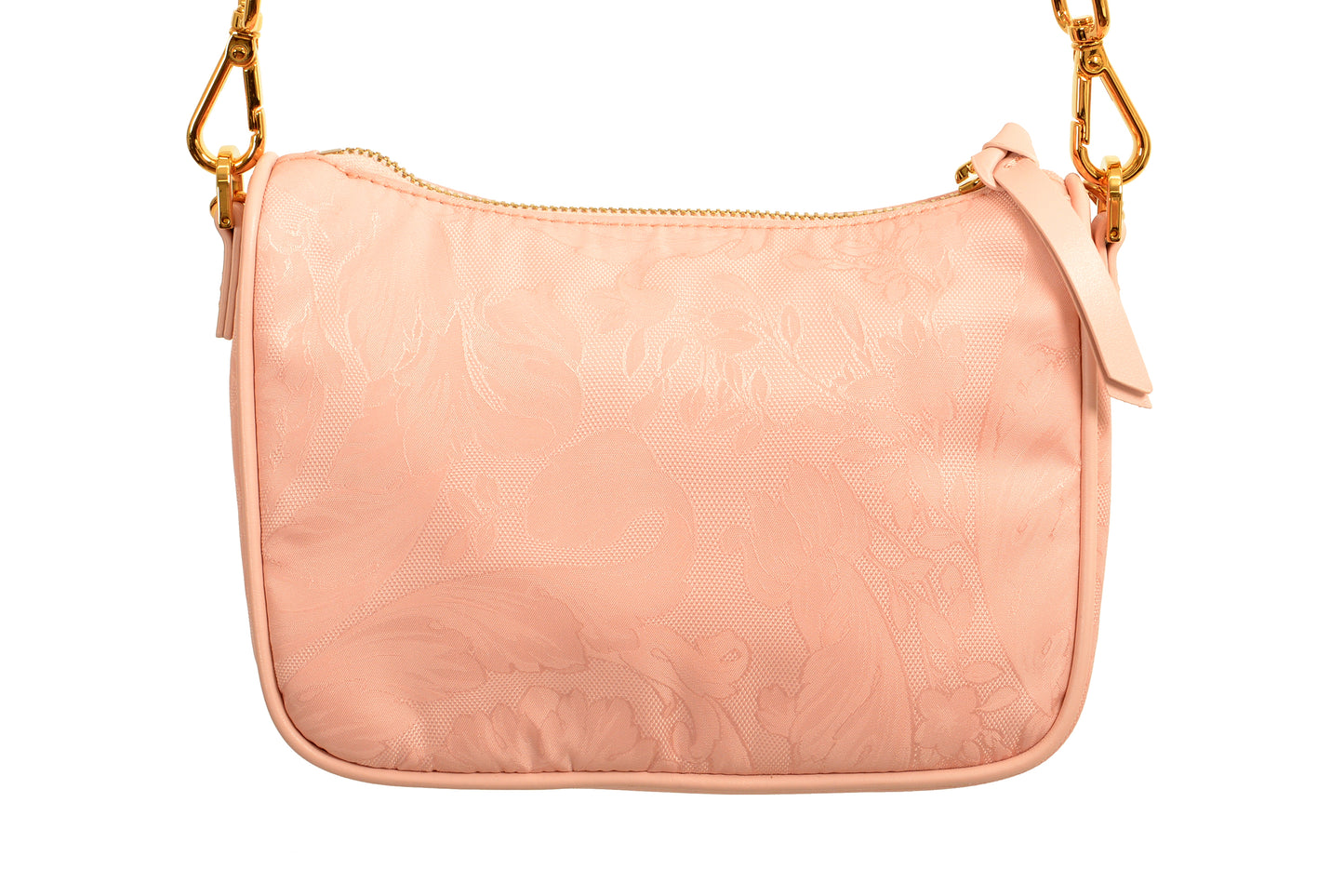 Versace Women's Dusty Rose Gold Medusa Small Hobo Handbag Shoulder Bag