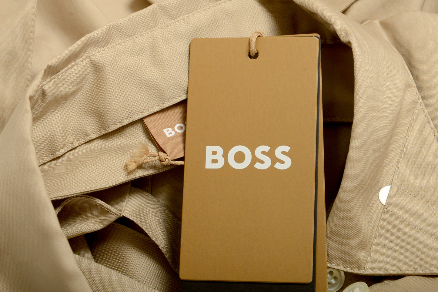 Hugo Boss Women's "Bagari" Beige Button Down Back Open Vest US 6 IT 42