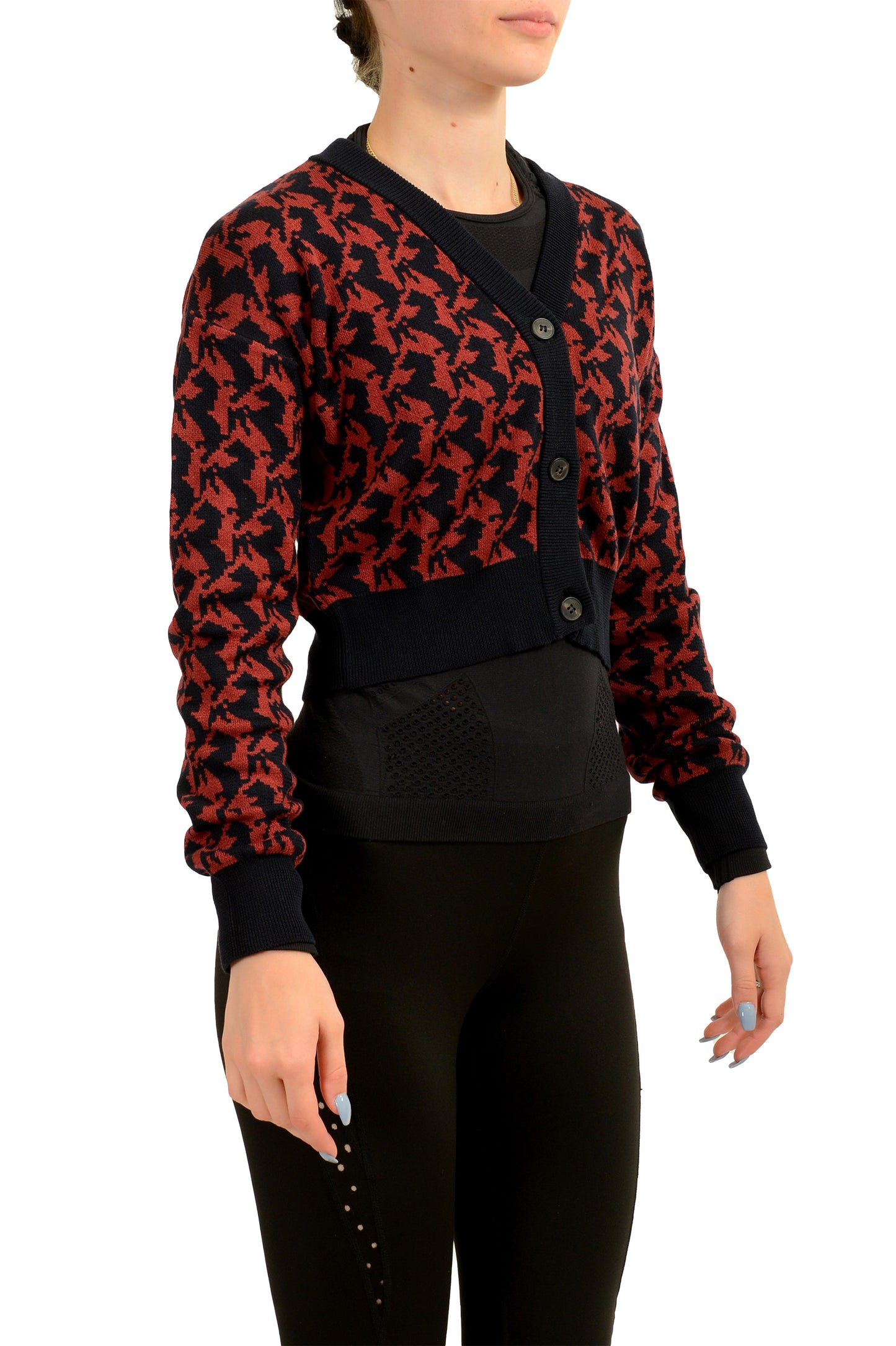 Scuderia Ferrari Women's Organic Cotton & Silk Cardigan Sweater US L IT 44