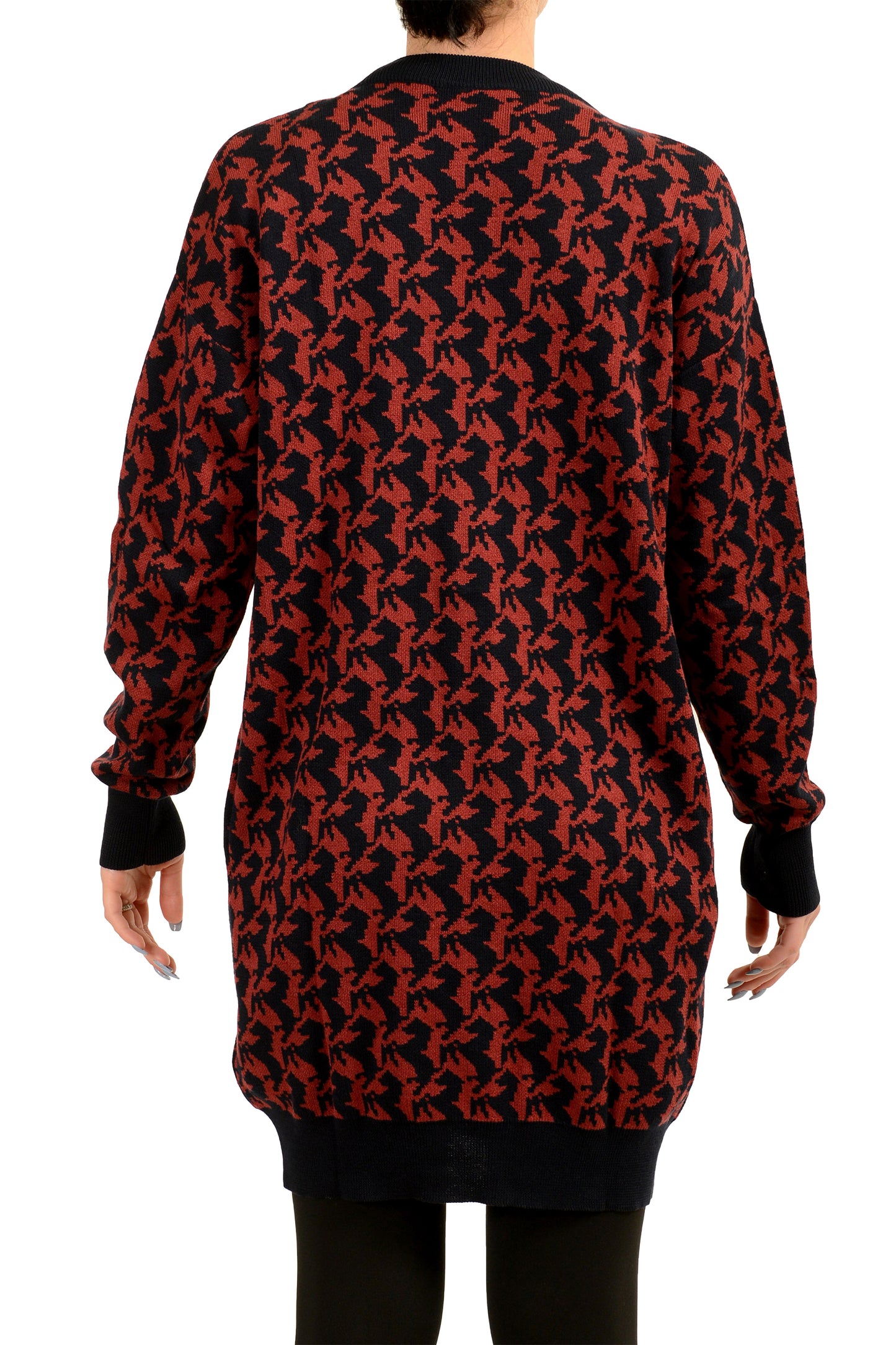 Scuderia Ferrari Women's Organic Cotton & Silk Long Cardigan Sweater US XS IT 38