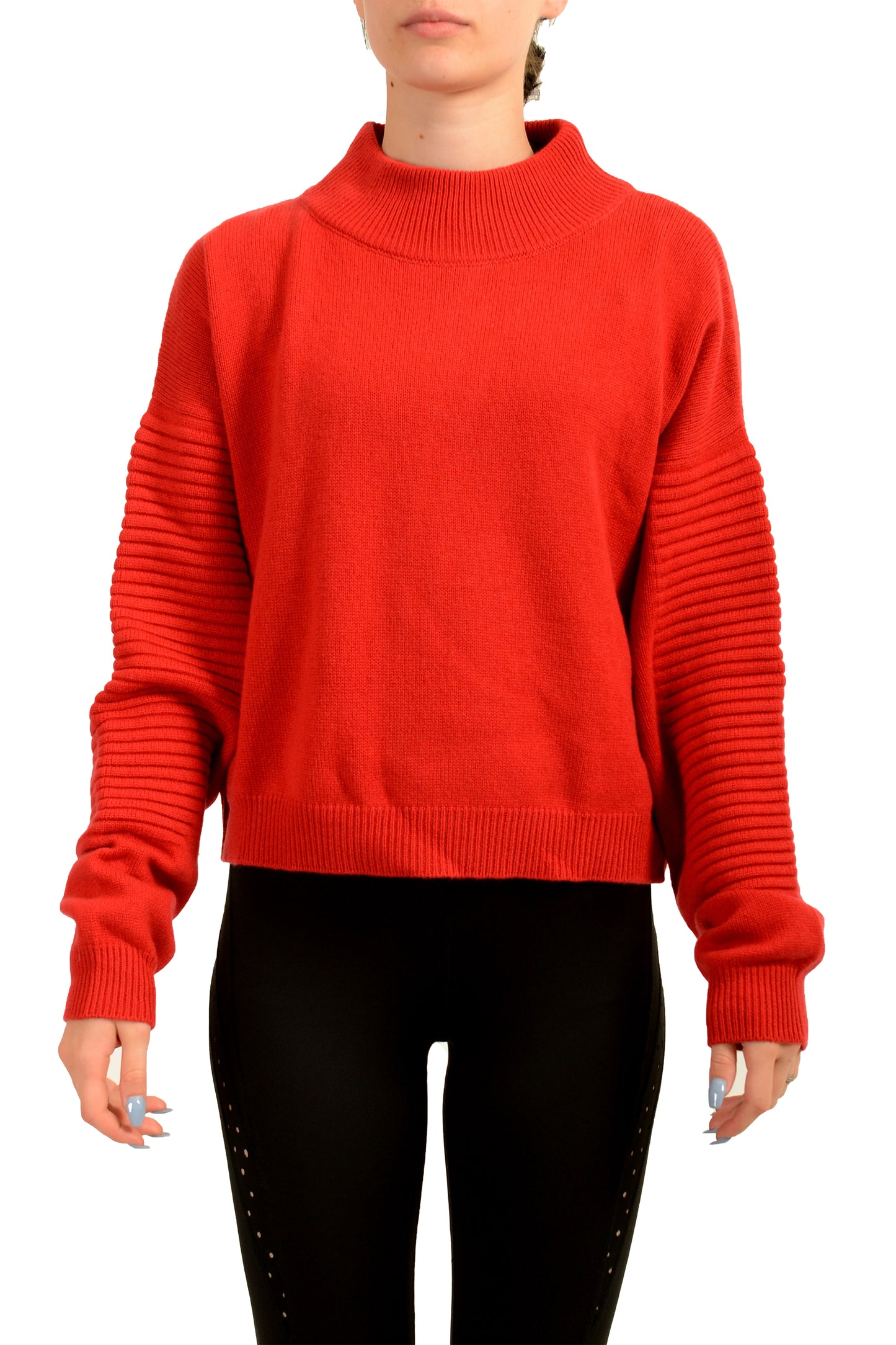 Scuderia Ferrari Women's 100% Cashmere Pullover Sweater US L IT 44