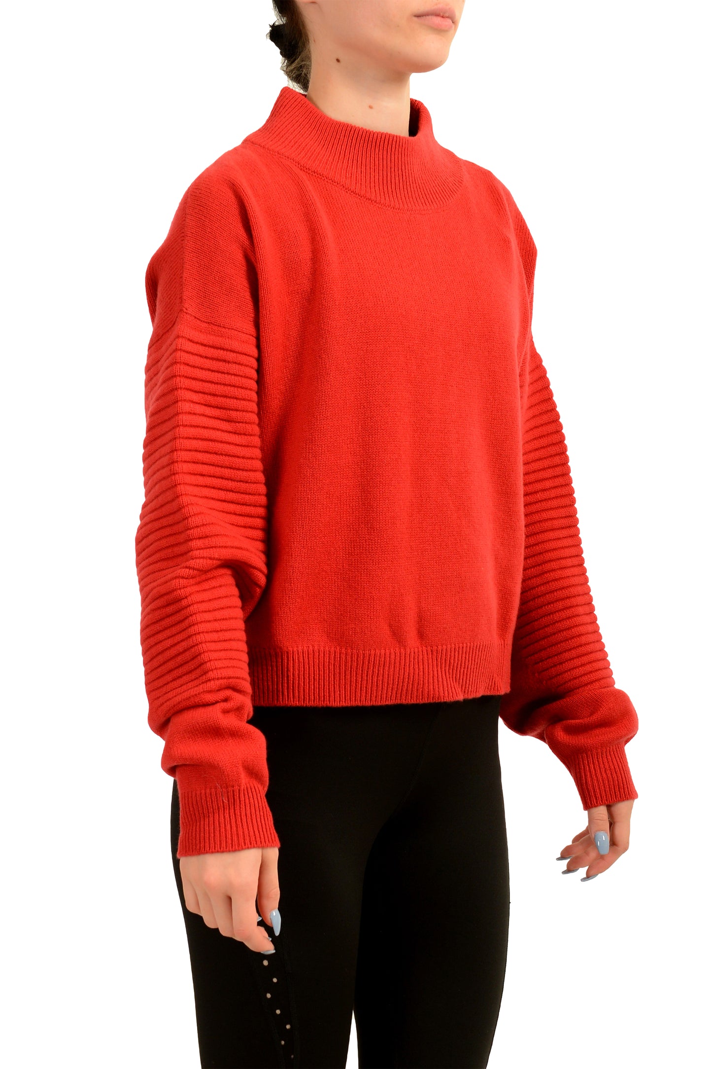 Scuderia Ferrari Women's 100% Cashmere Pullover Sweater US L IT 44