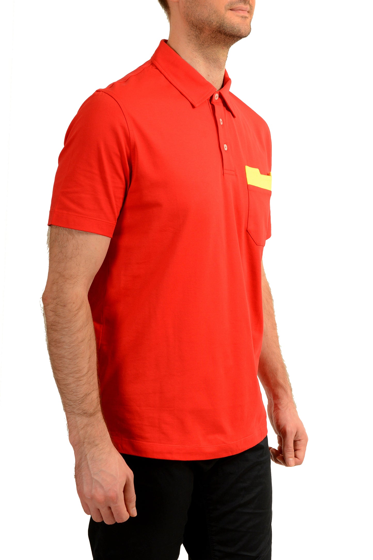 Scuderia Ferrari Men's Red Short Sleeve Polo Shirt US S IT 48