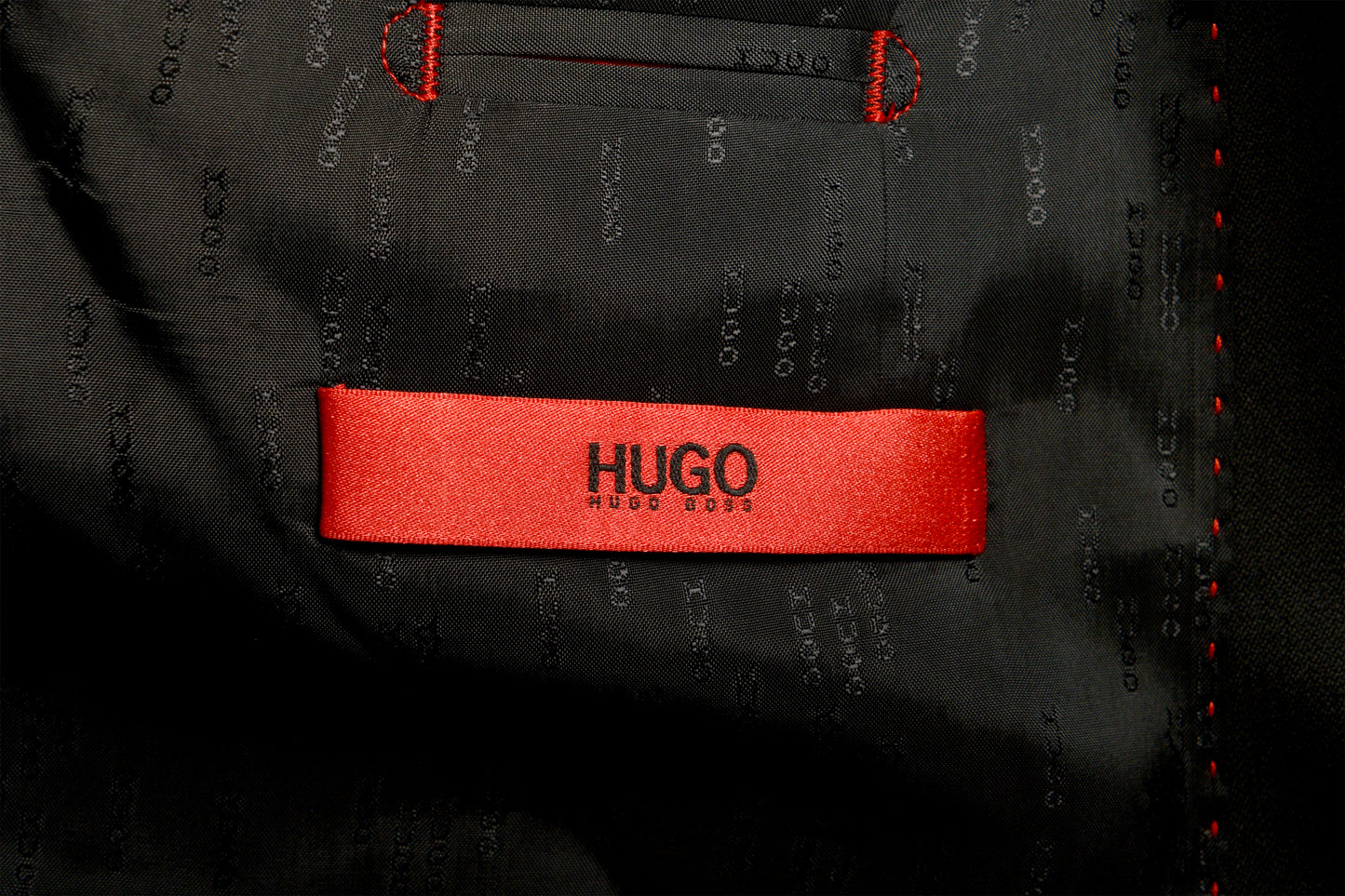 Hugo Boss Men's "Aeron2/Hamen2" Black 100% Wool Two Button Suit US 42L IT 52L