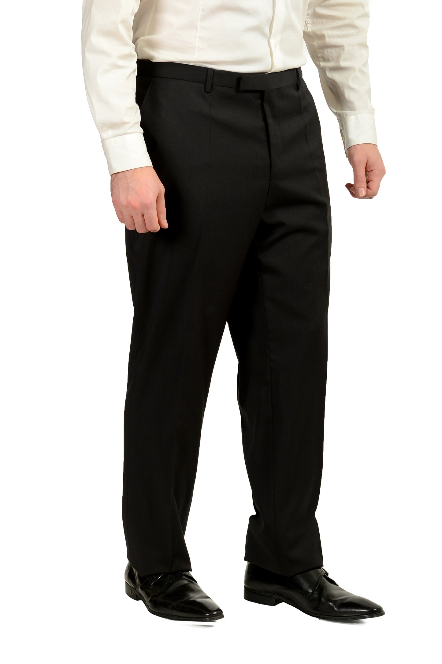Hugo Boss Men's "Johnstons5/Lenon1" Regular Fit 100% Wool Suit US 48R IT 58R